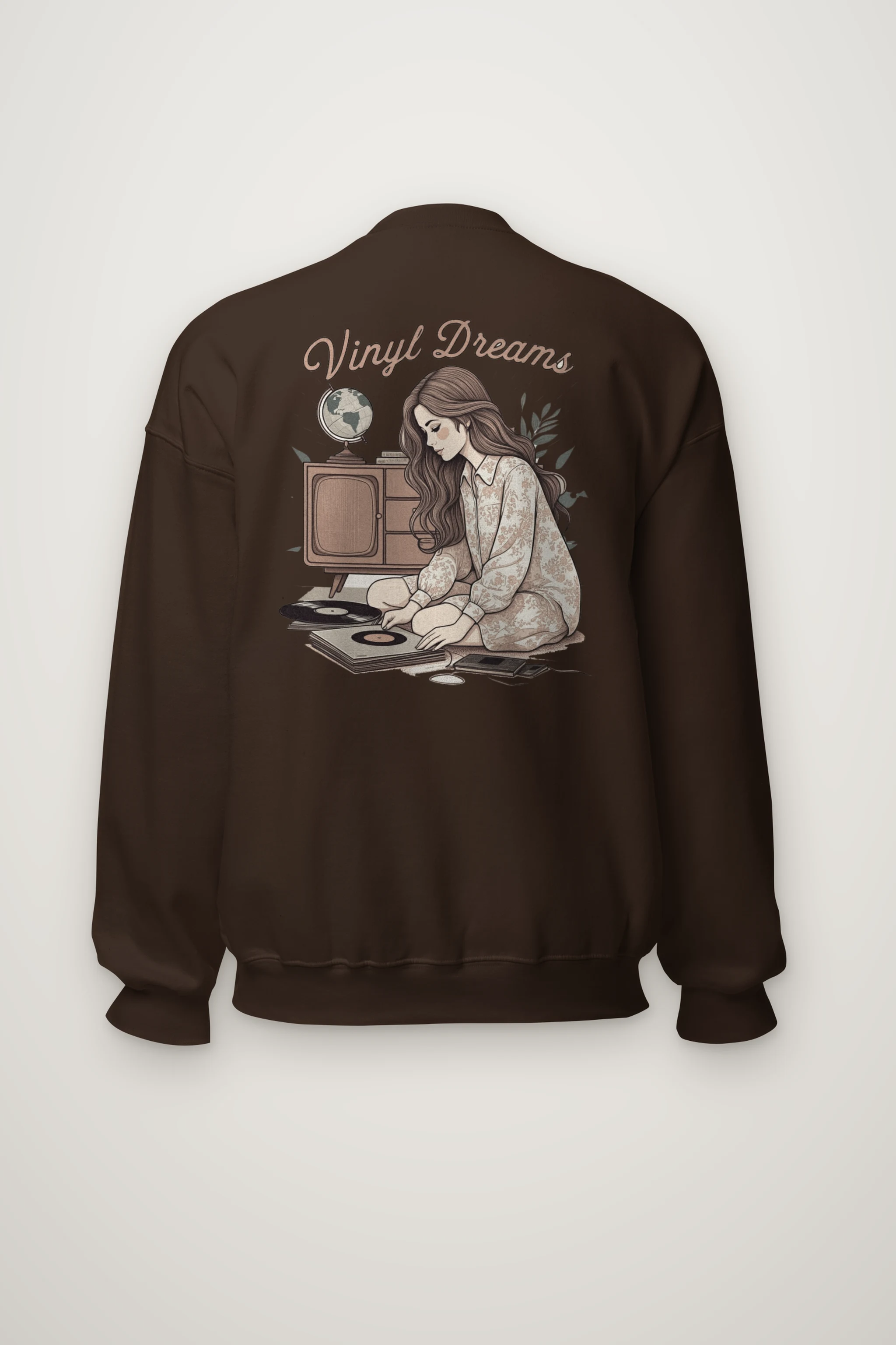 "Vinyl Dreams" Heavy Blend Unisex Crewneck Sweatshirt