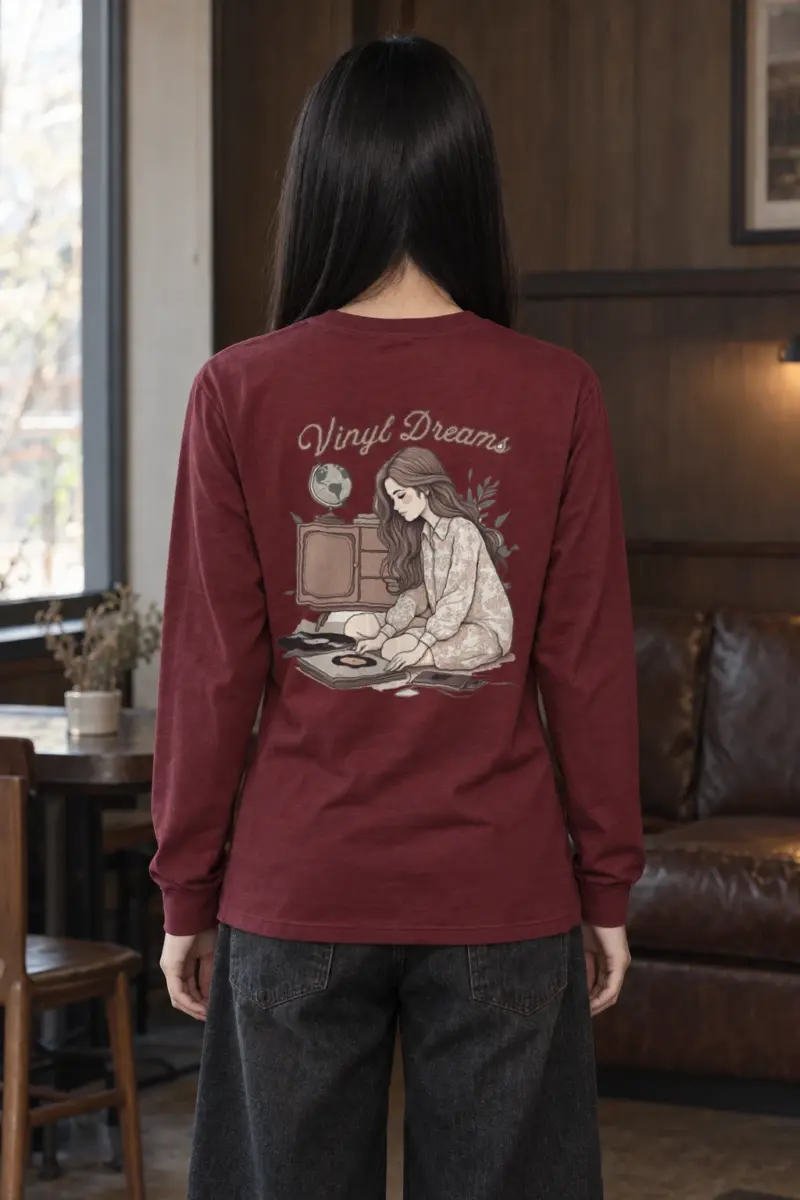 "Vinyl Dreams" Unisex Longsleeve T-shirt