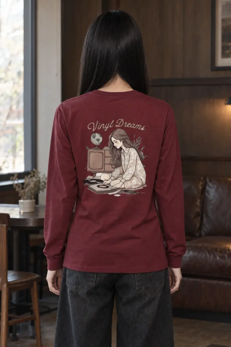 "Vinyl Dreams" Unisex Longsleeve T-shirt