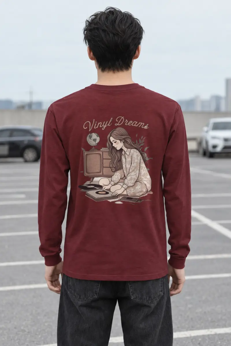 "Vinyl Dreams" Unisex Longsleeve T-shirt