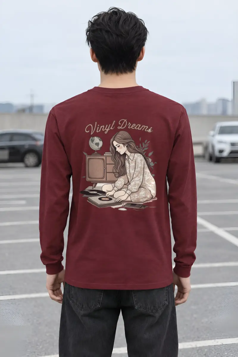 "Vinyl Dreams" Unisex Longsleeve T-shirt