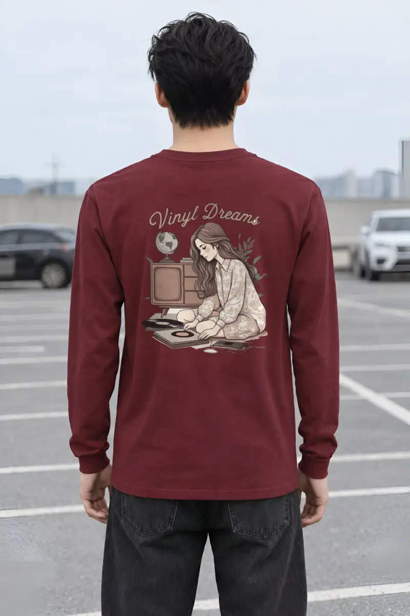 "Vinyl Dreams" Unisex Longsleeve T-shirt