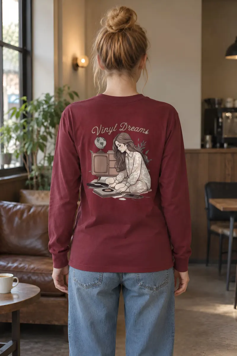 "Vinyl Dreams" Unisex Longsleeve T-shirt