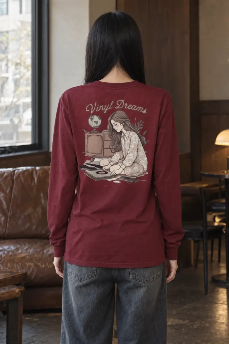 "Vinyl Dreams" Unisex Longsleeve T-shirt | Gildan 2400
