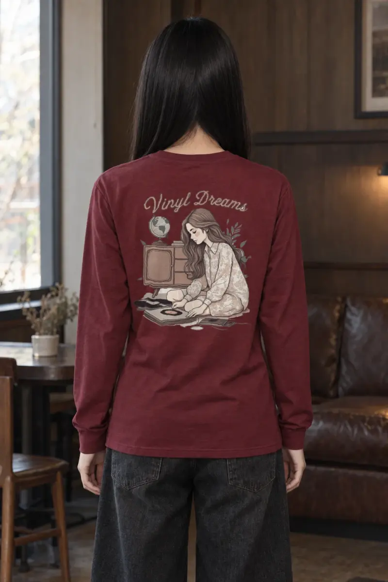 "Vinyl Dreams" Unisex Longsleeve T-shirt