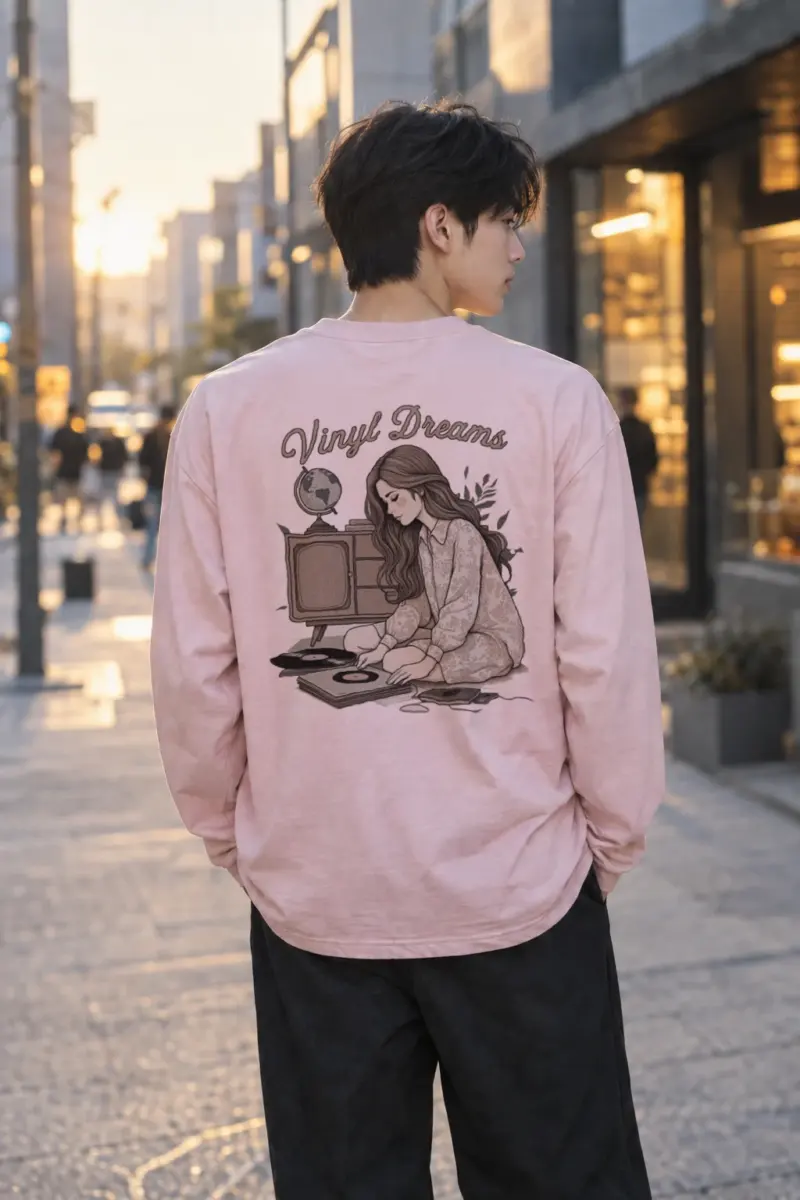 "Vinyl Dreams" Unisex Longsleeve T-shirt | Gildan 2400