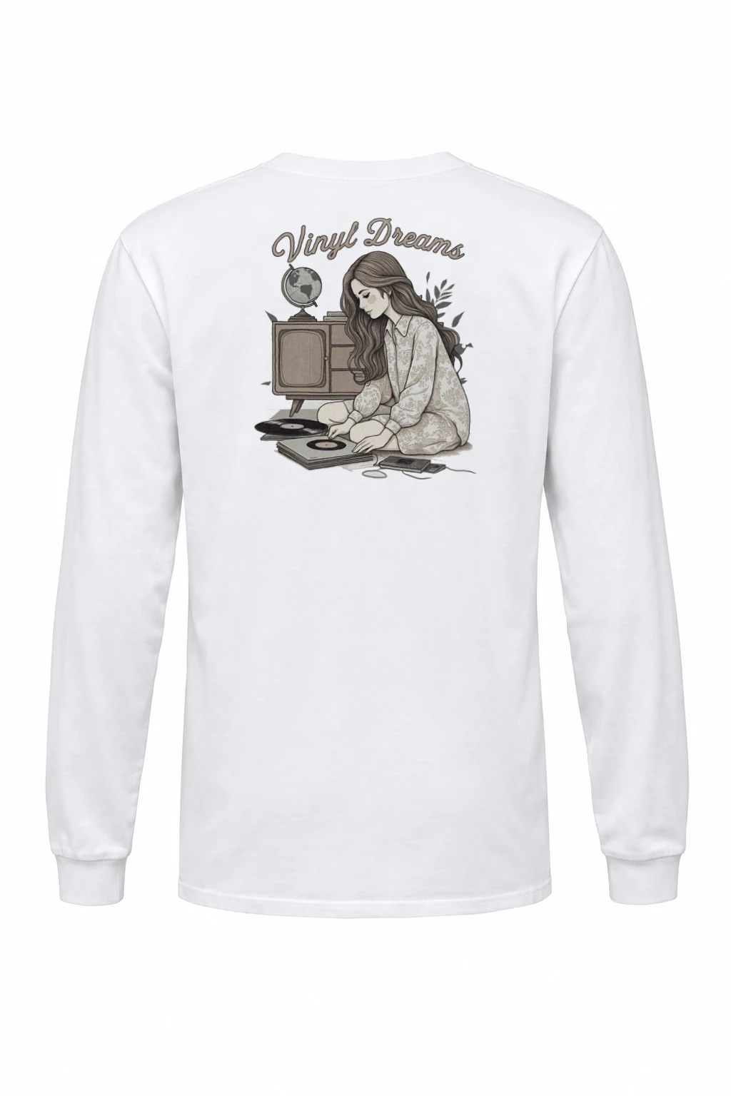 "Vinyl Dreams" Unisex Longsleeve T-shirt | Gildan 2400