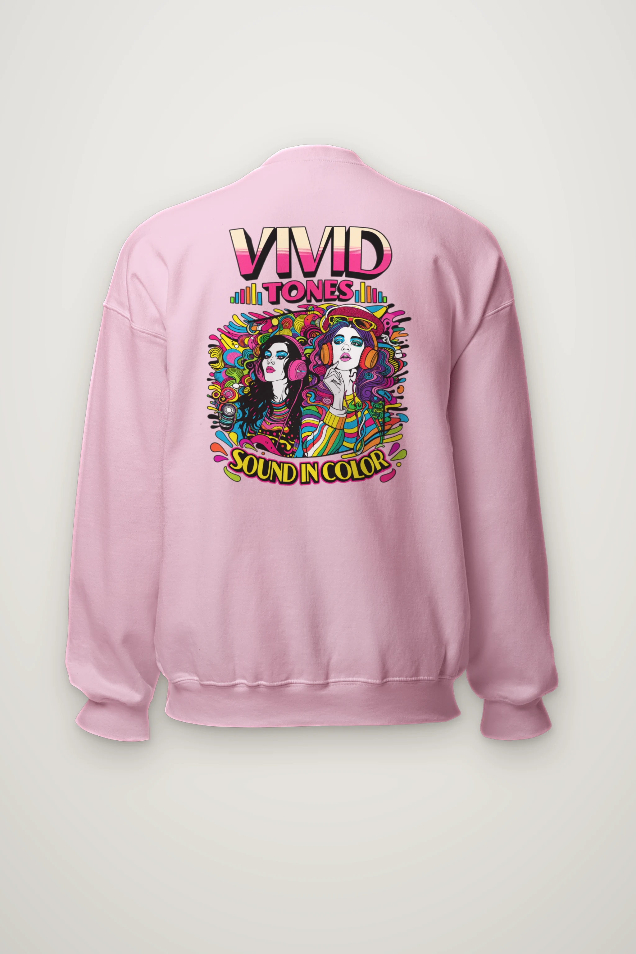 "Vivid Tones" Heavy Blend Unisex Crewneck Sweatshirt