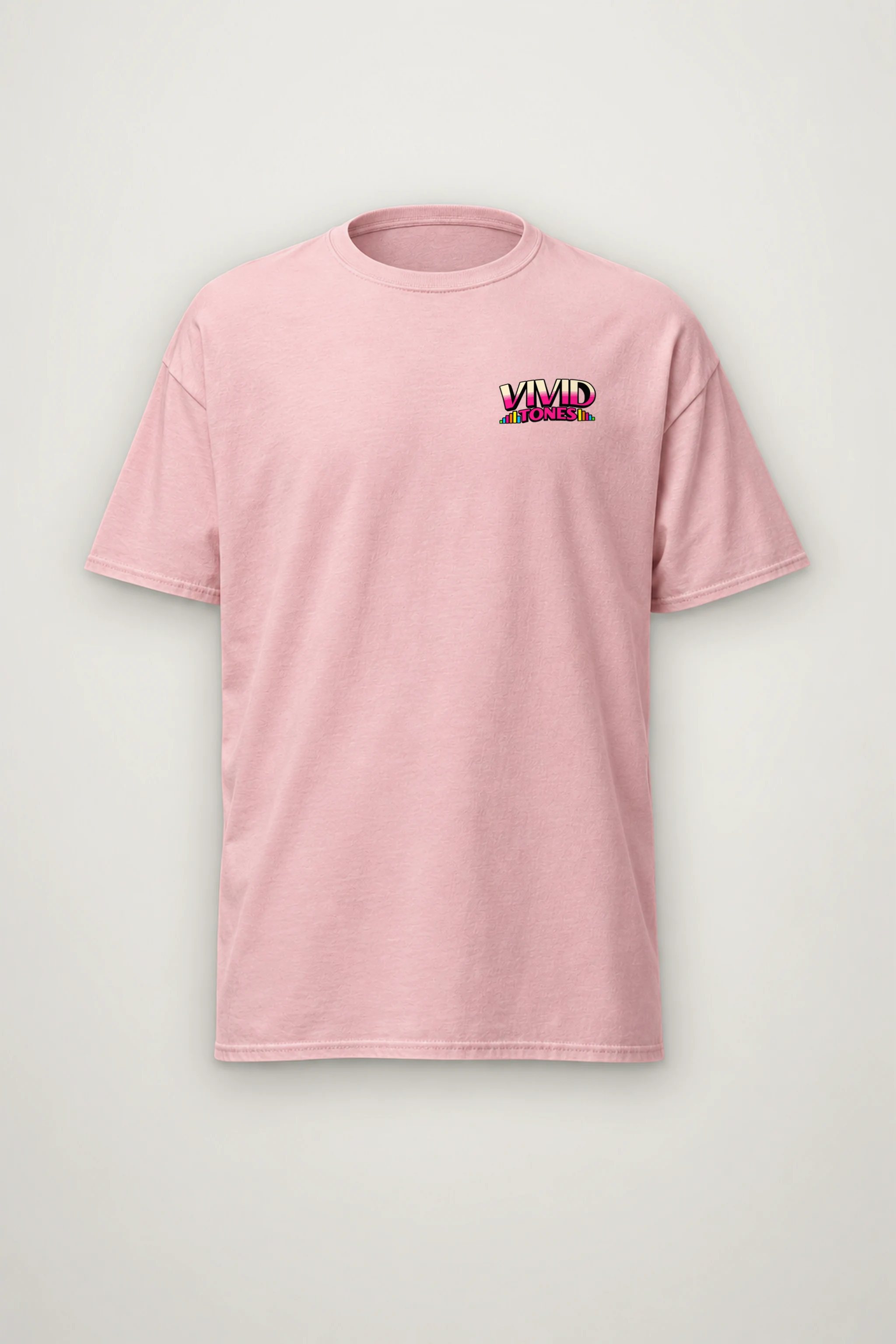 "Vivid Tones" Heavyweight Unisex Crewneck T-shirt