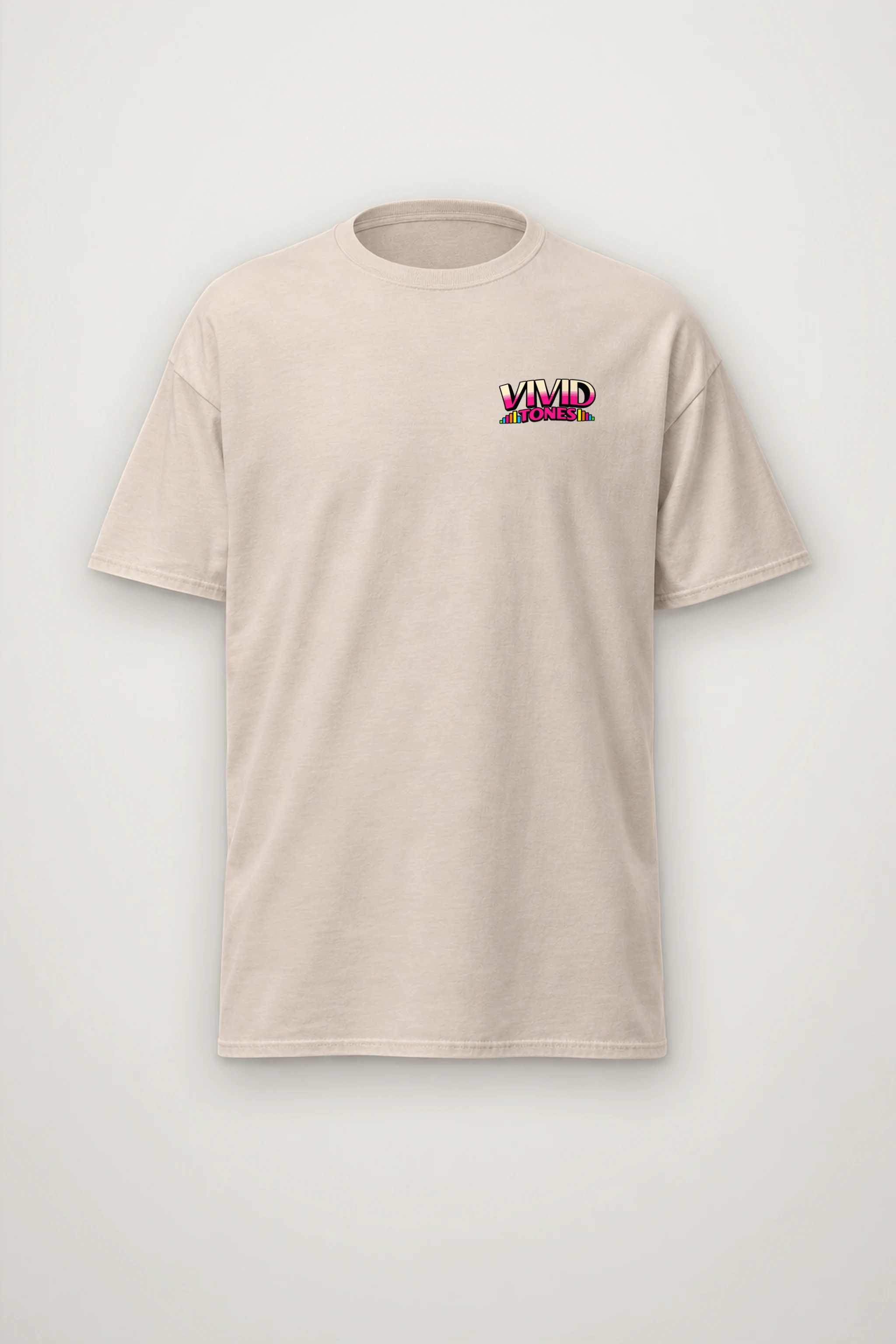 "Vivid Tones" Heavyweight Unisex Crewneck T-shirt