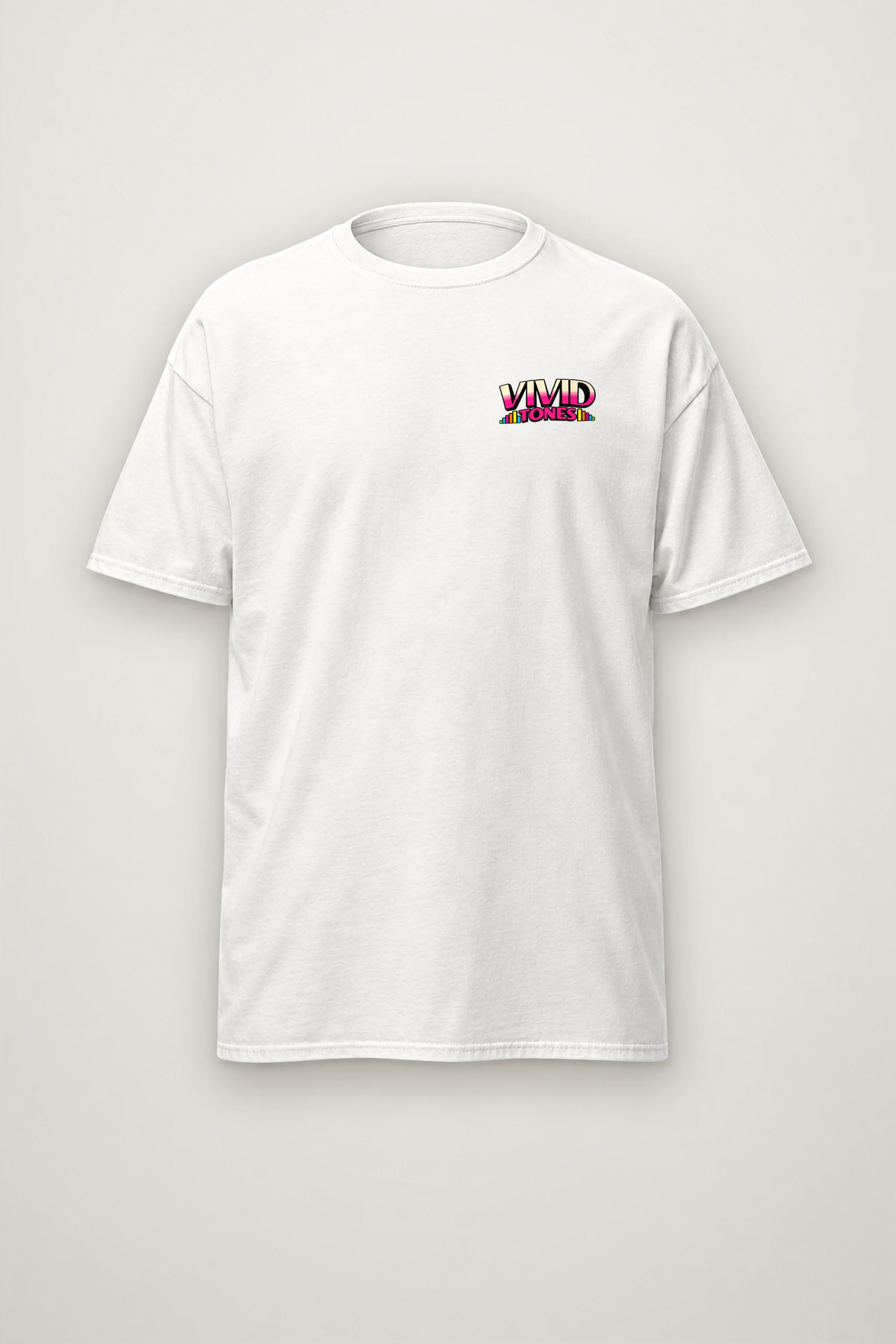 "Vivid Tones" Heavyweight Unisex Crewneck T-shirt