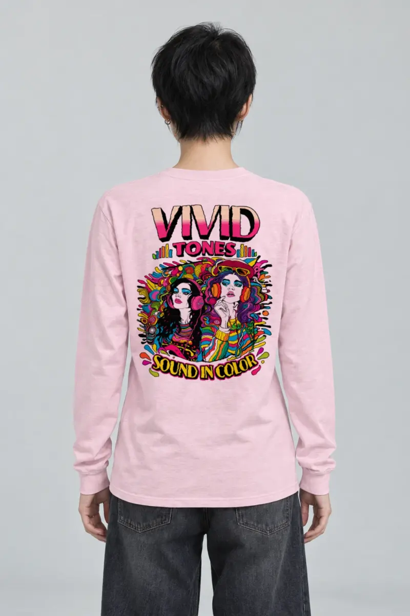 "Vivid Tones" Unisex Longsleeve T-shirt