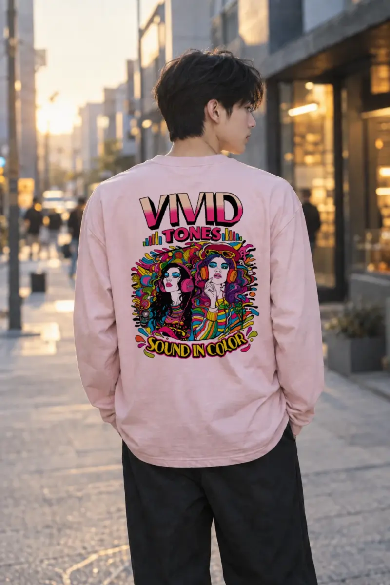 "Vivid Tones" Unisex Longsleeve T-shirt | Gildan 2400