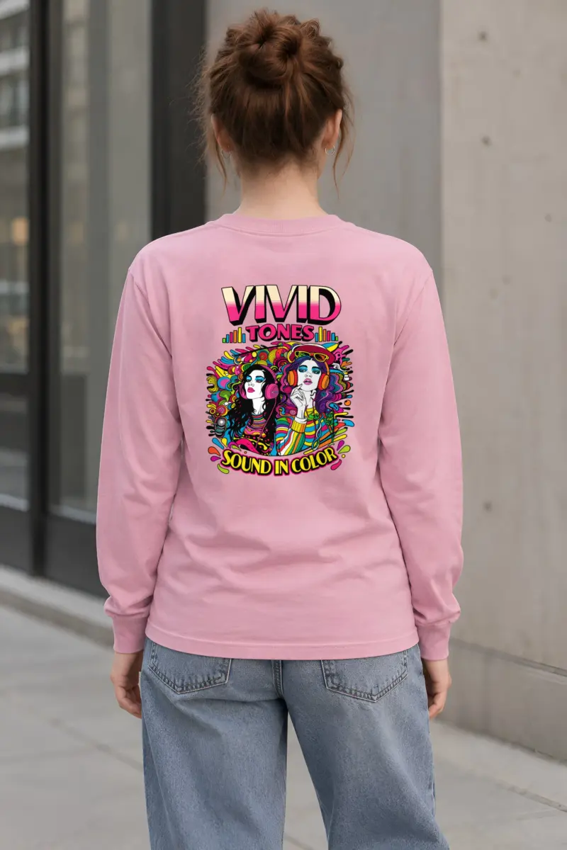 "Vivid Tones" Unisex Longsleeve T-shirt