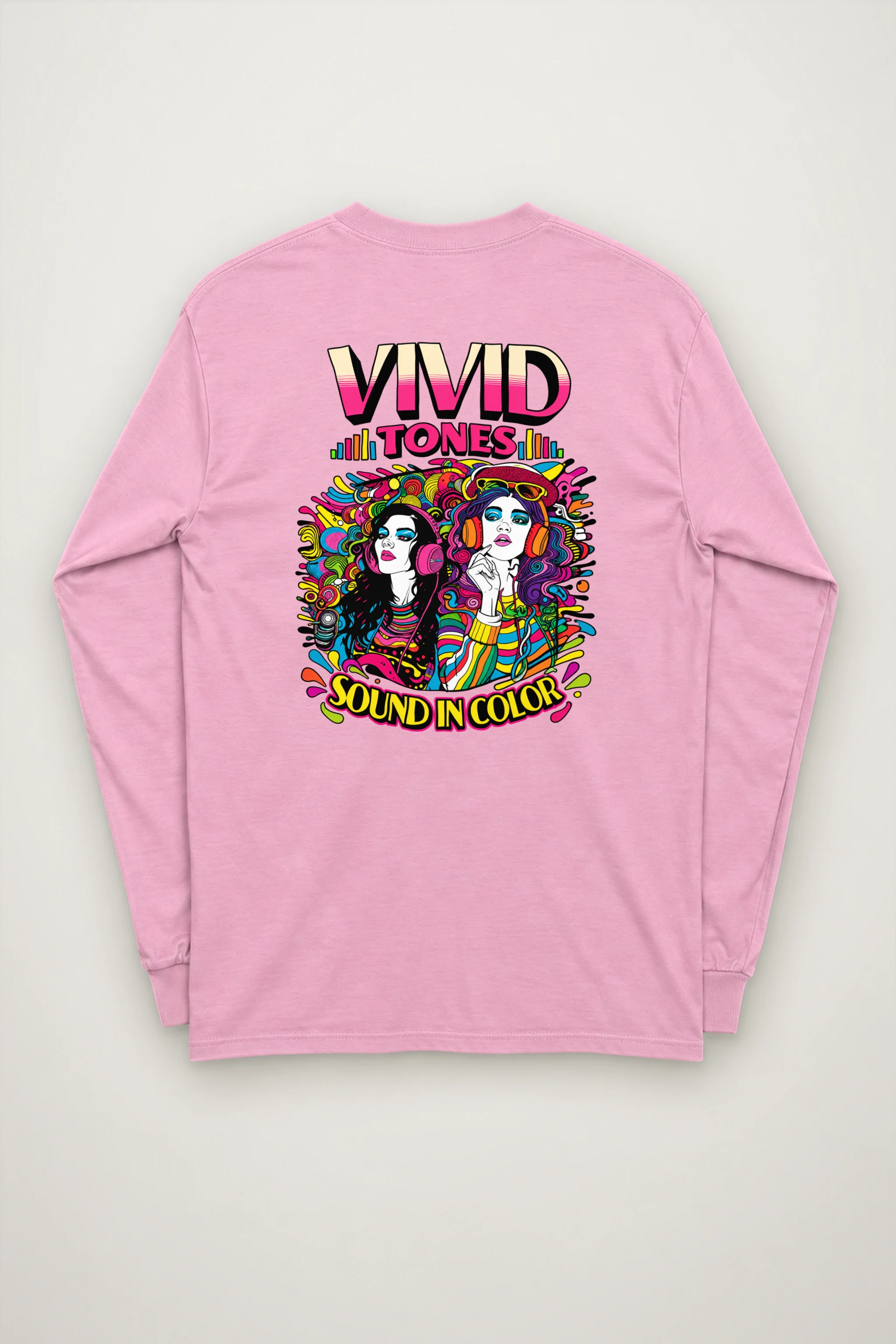 "Vivid Tones" Unisex Longsleeve T-shirt