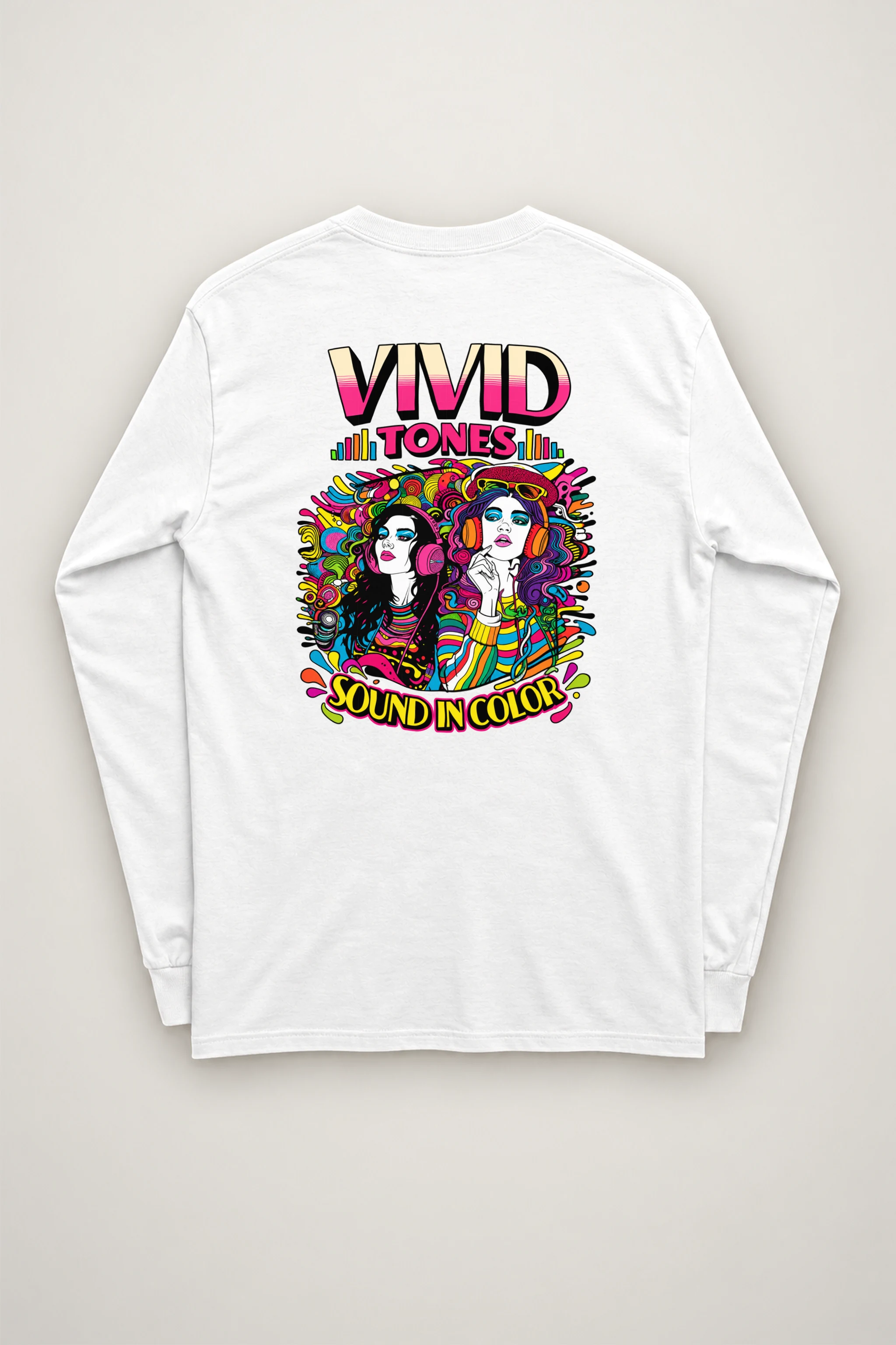 "Vivid Tones" Unisex Longsleeve T-shirt