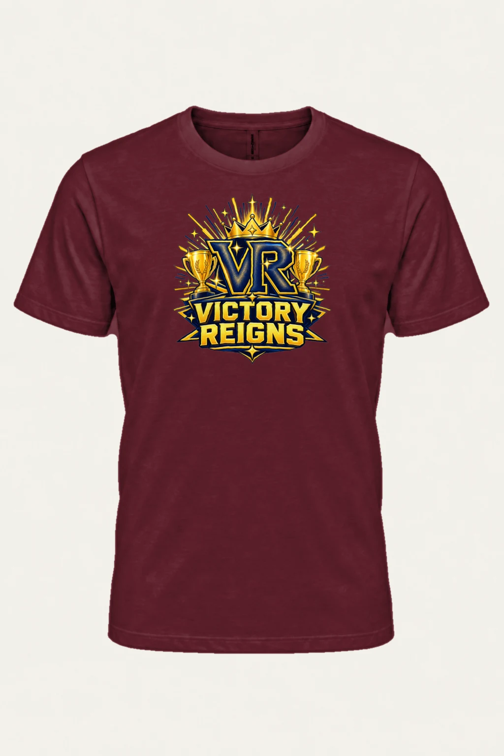 "VR Victory Reigns" Heavyweight Unisex Crewneck T-shirt | Gildan 5000