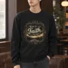 "Walk By Faith" Heavy Blend Unisex Crewneck Sweatshirt