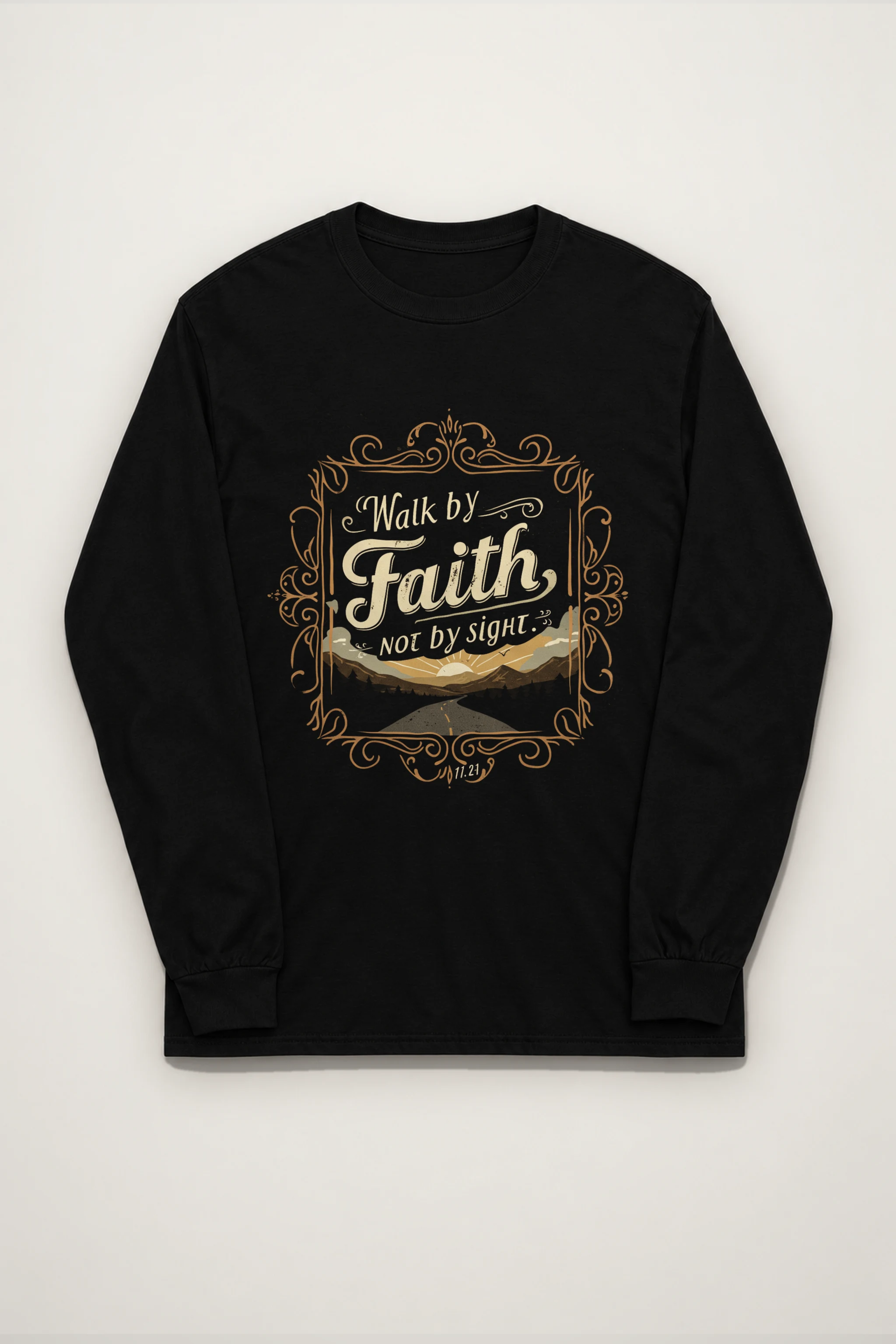 "Walk By Faith" Unisex Longsleeve T-shirt