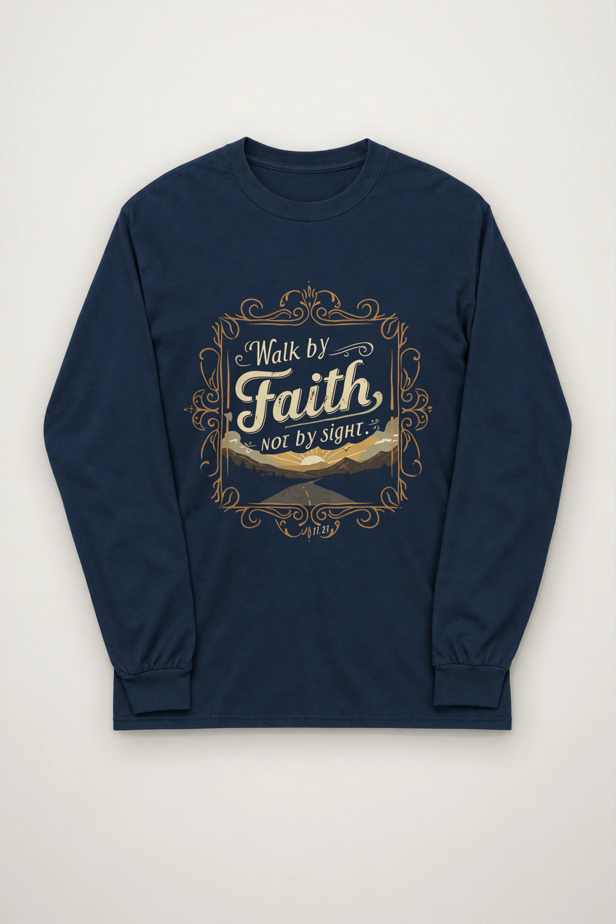 "Walk By Faith" Unisex Longsleeve T-shirt