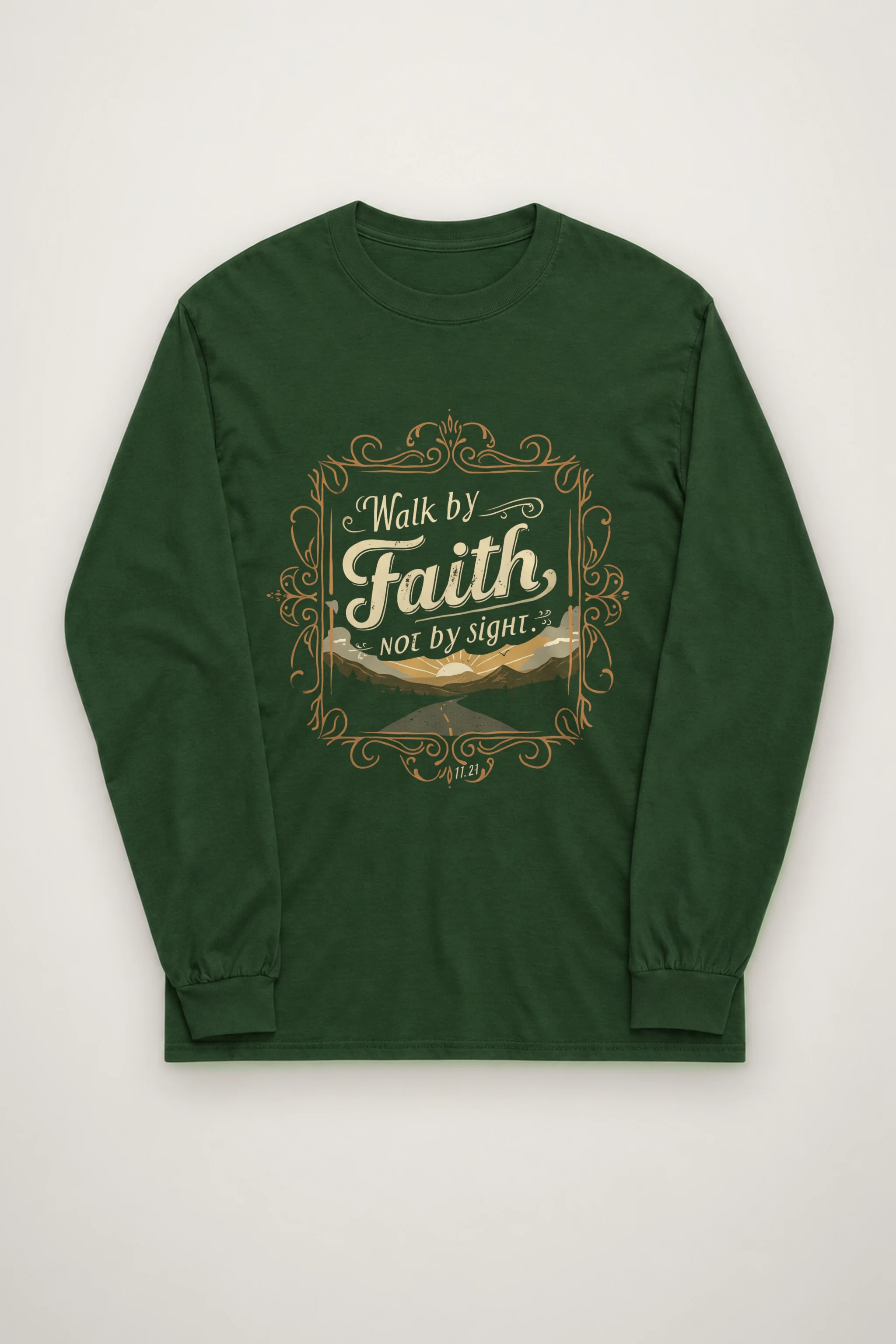 "Walk By Faith" Unisex Longsleeve T-shirt