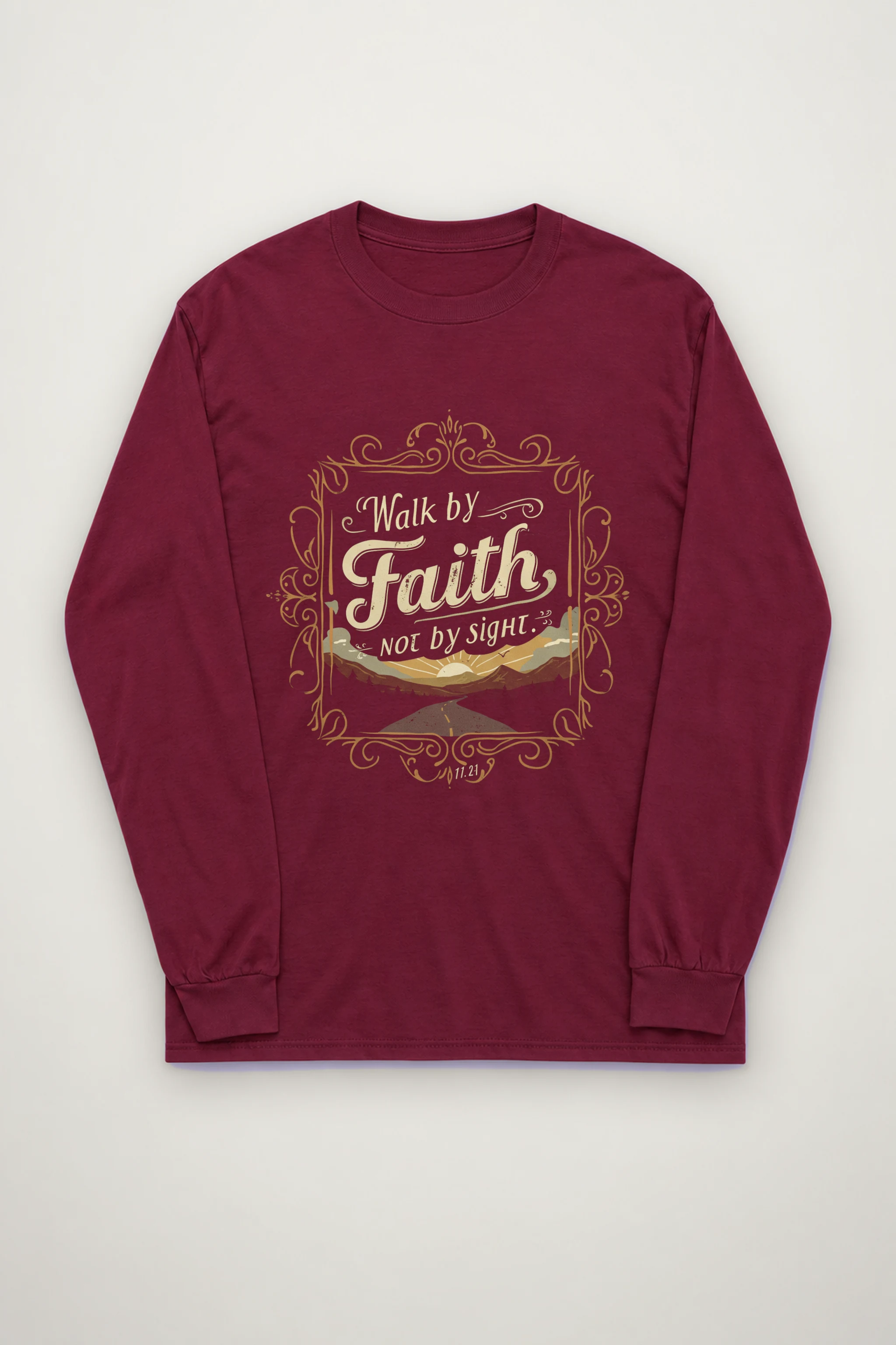 "Walk By Faith" Unisex Longsleeve T-shirt
