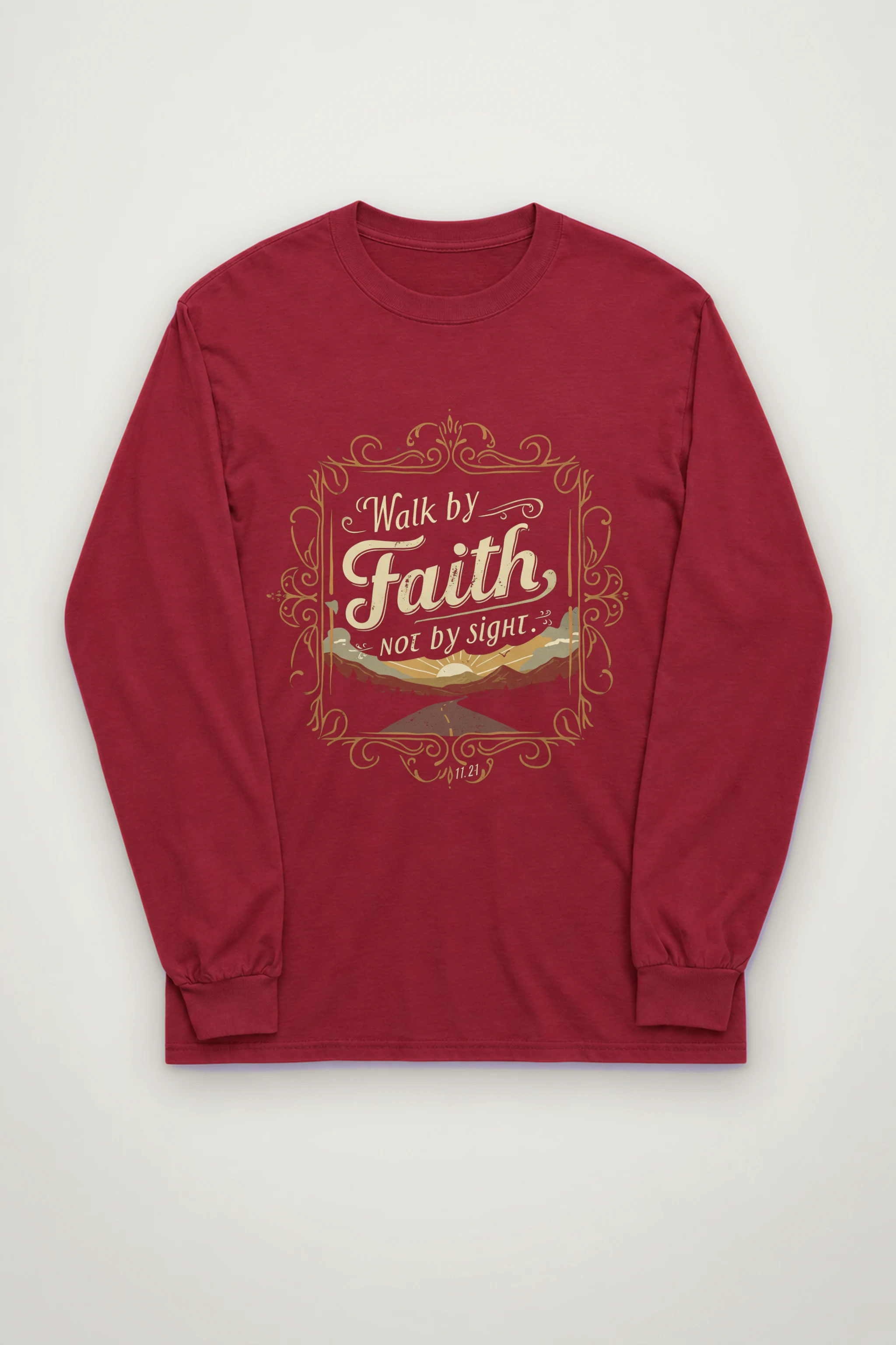 "Walk By Faith" Unisex Longsleeve T-shirt