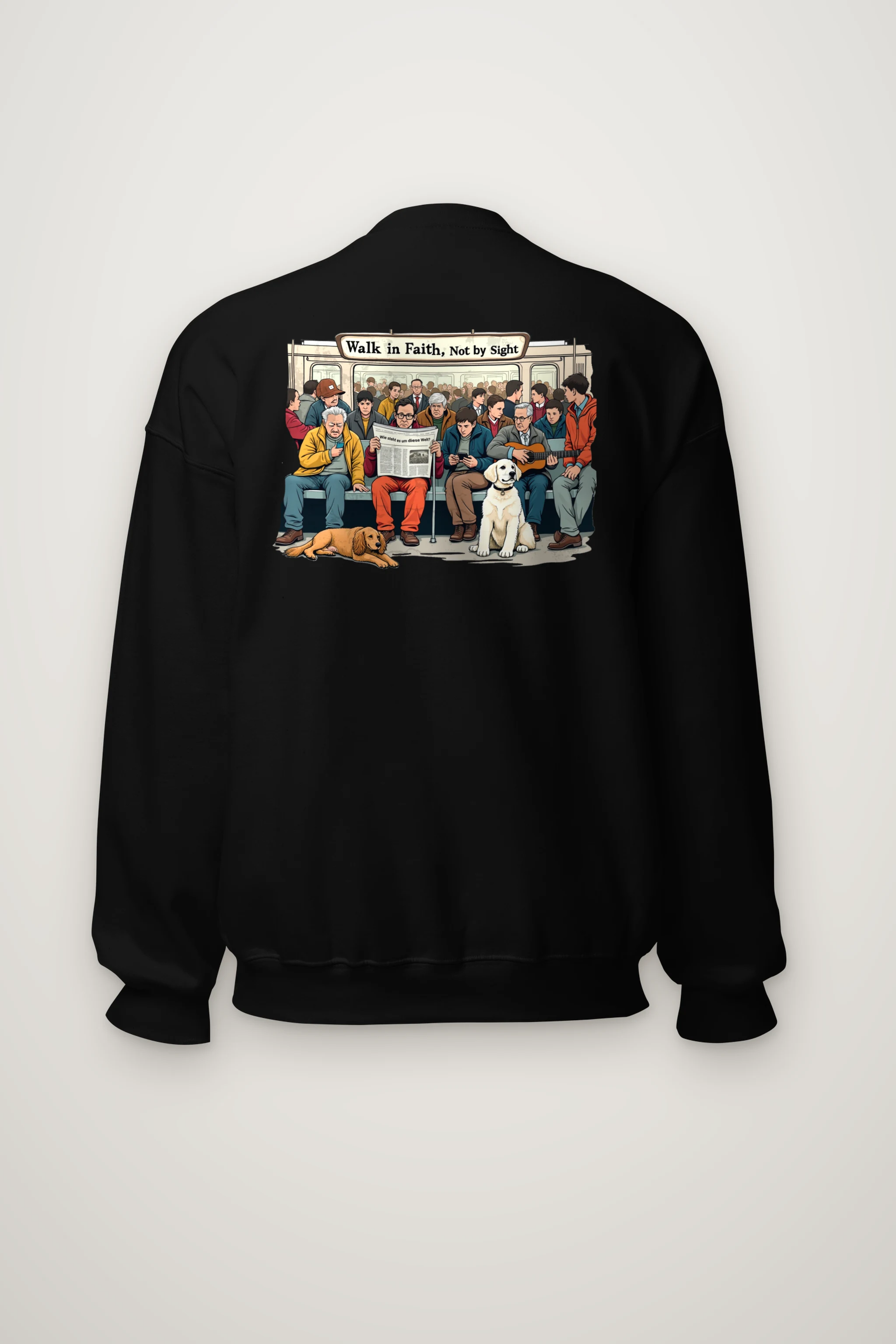 "Walk In Faith" Heavy Blend Unisex Crewneck Sweatshirt