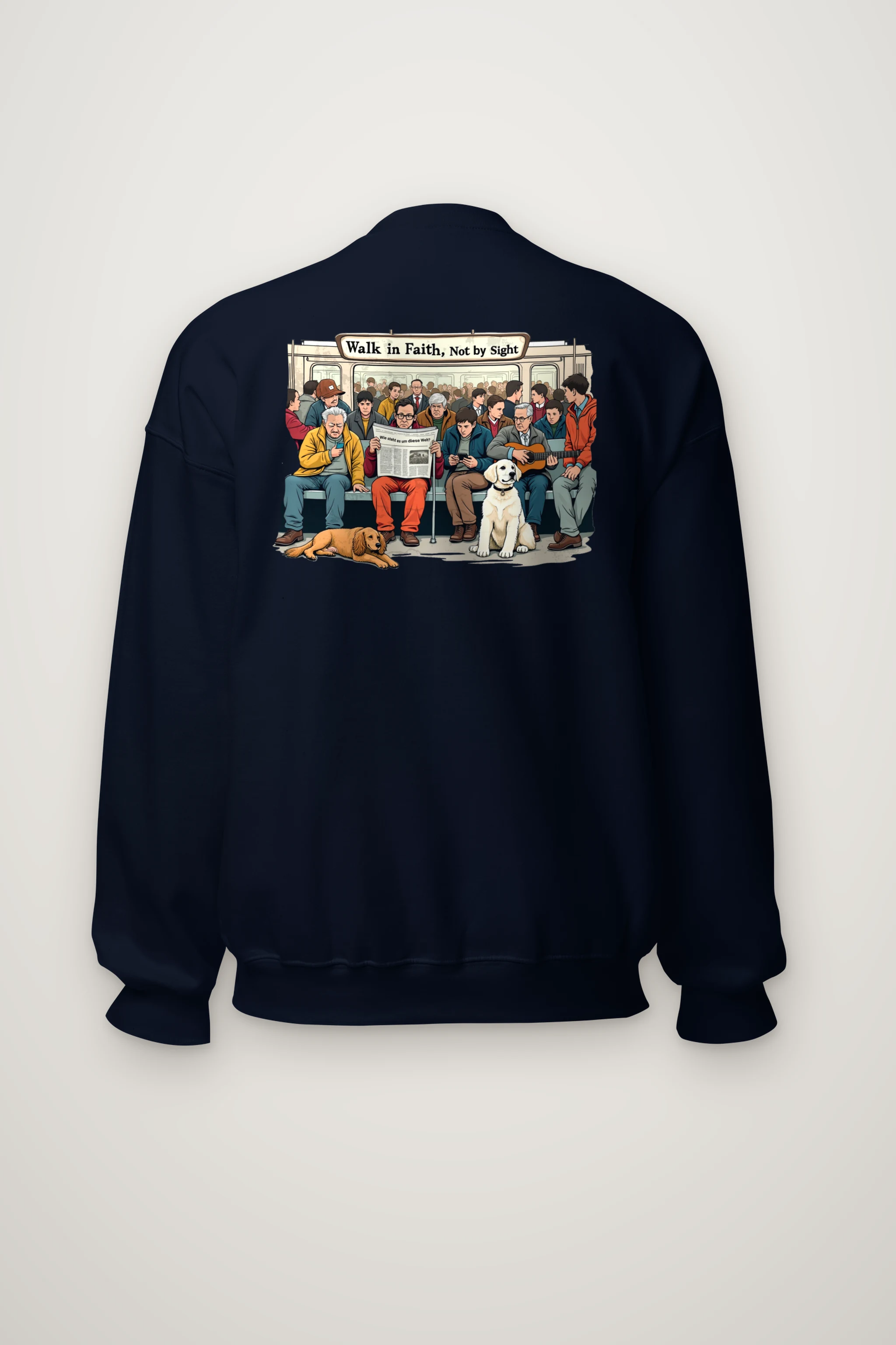 "Walk In Faith" Heavy Blend Unisex Crewneck Sweatshirt