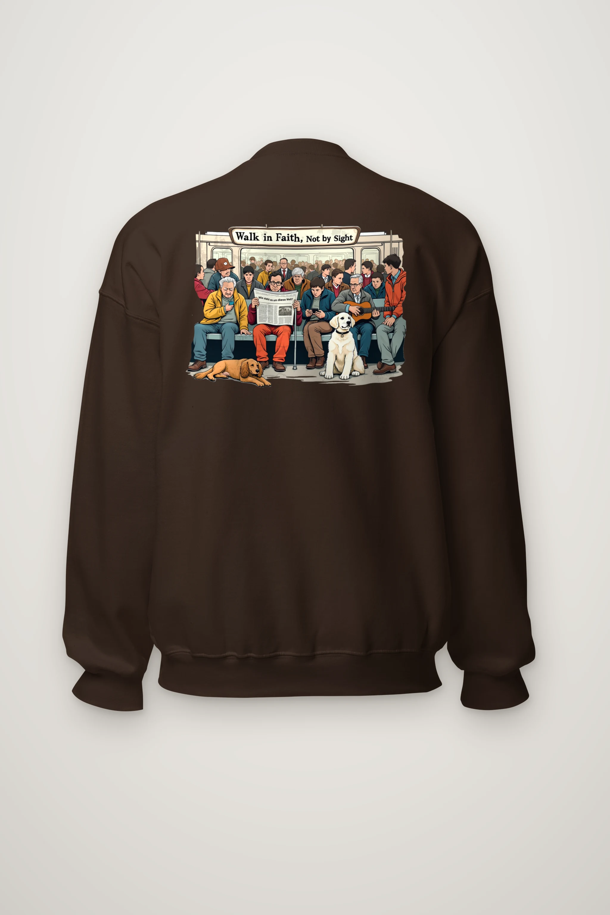 "Walk In Faith" Heavy Blend Unisex Crewneck Sweatshirt