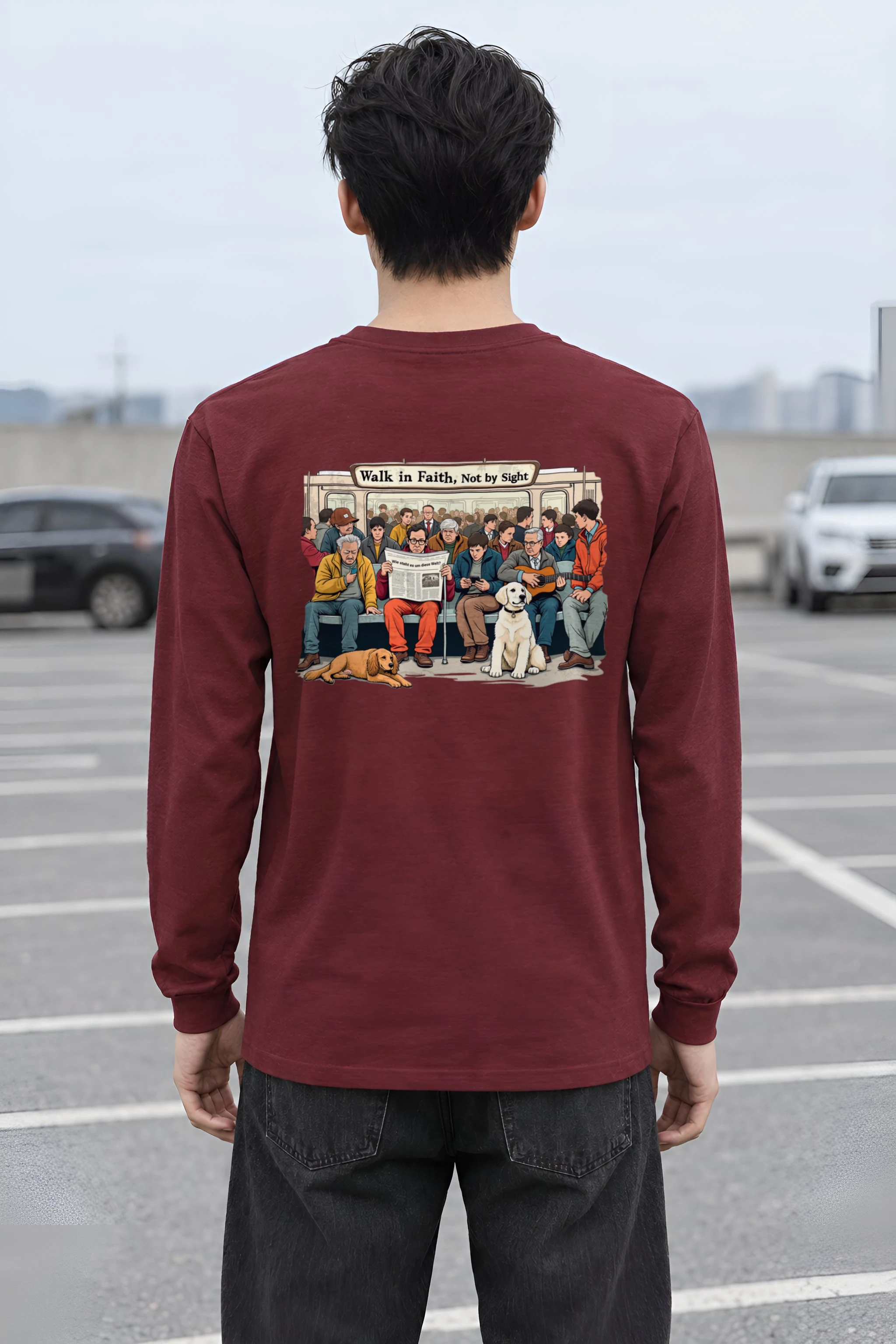 "Walk in Faith" Unisex Longsleeve T-shirt