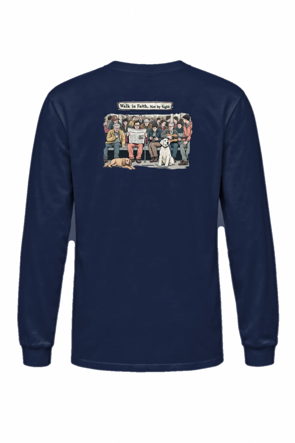"Walk in Faith" Unisex Longsleeve T-shirt | Gildan 2400