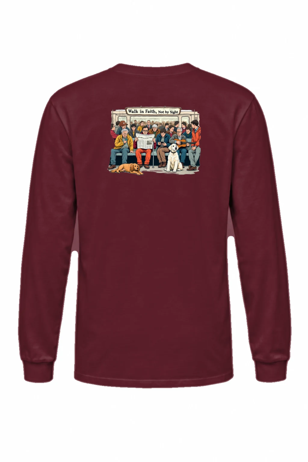 "Walk in Faith" Unisex Longsleeve T-shirt | Gildan 2400