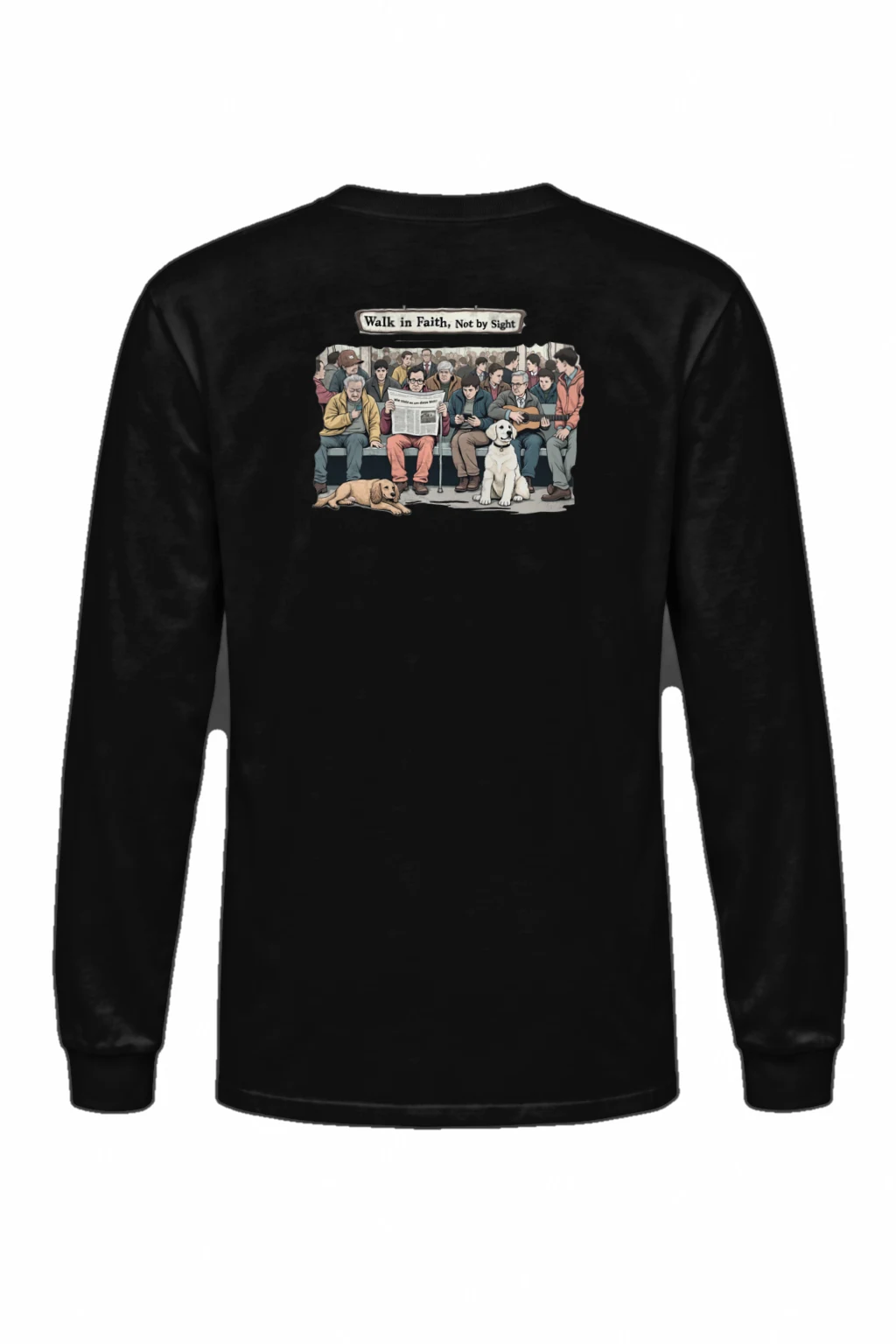 "Walk in Faith" Unisex Longsleeve T-shirt | Gildan 2400