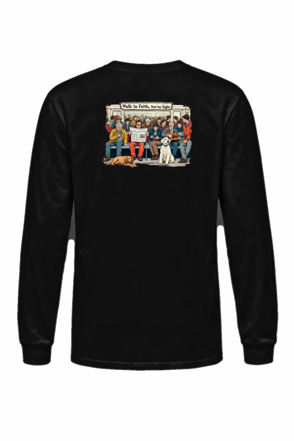 "Walk in Faith" Unisex Longsleeve T-shirt | Gildan 2400