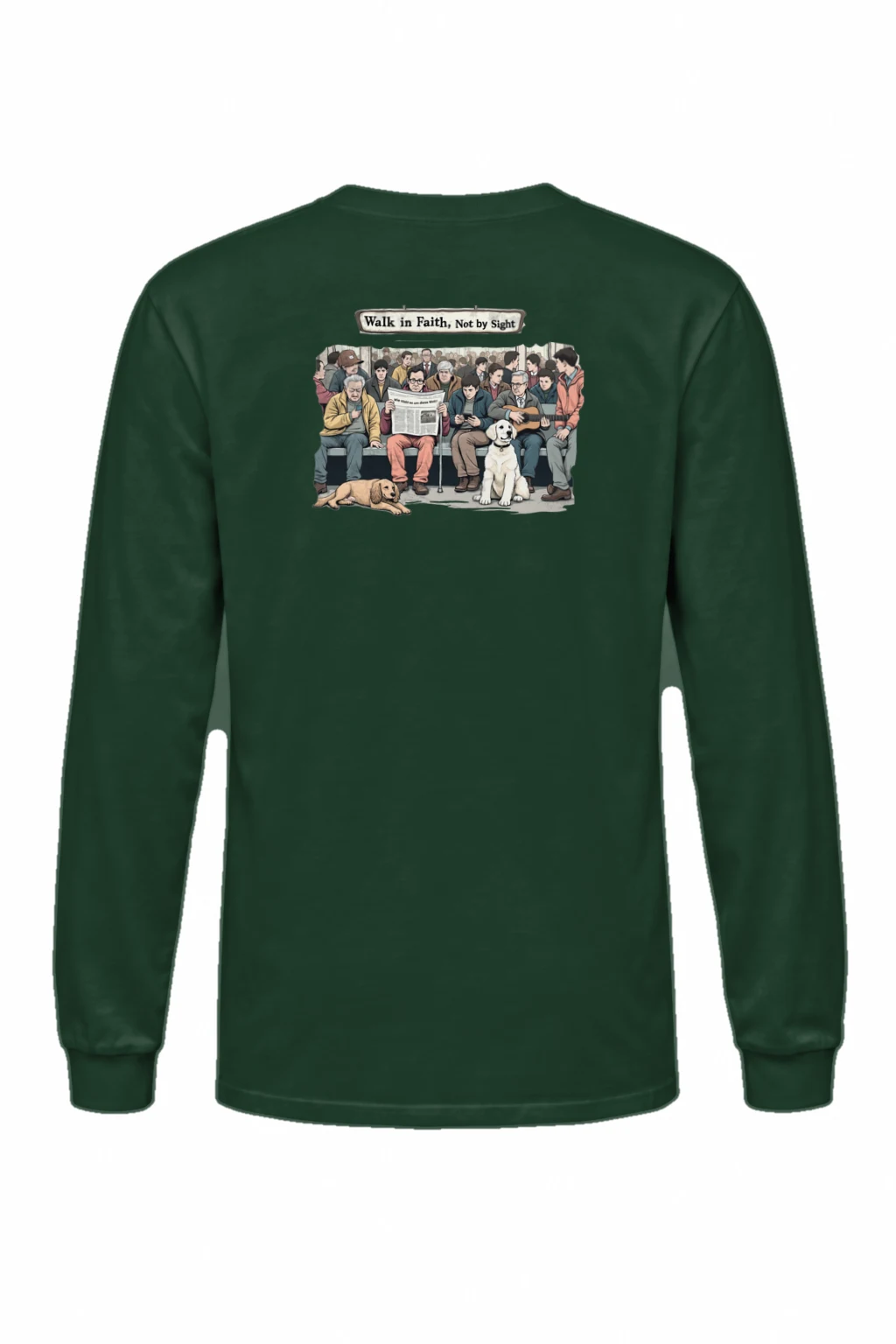 "Walk in Faith" Unisex Longsleeve T-shirt | Gildan 2400