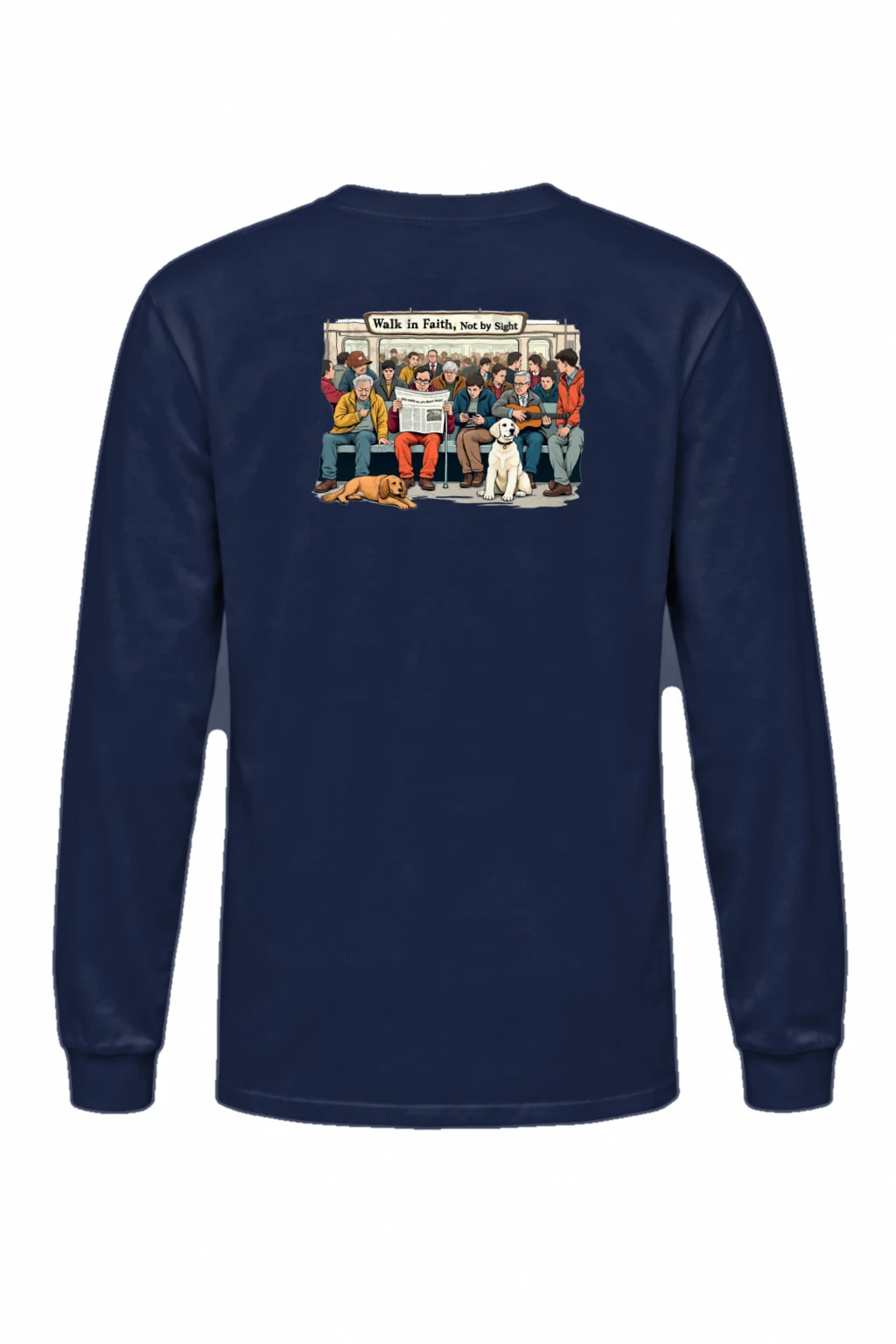 "Walk in Faith" Unisex Longsleeve T-shirt | Gildan 2400