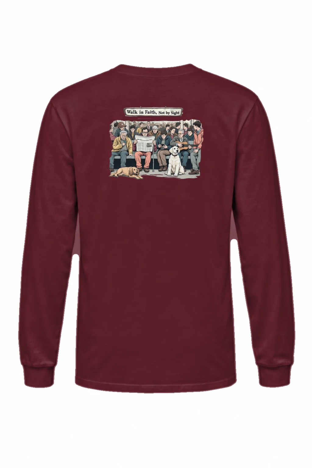 "Walk in Faith" Unisex Longsleeve T-shirt | Gildan 2400