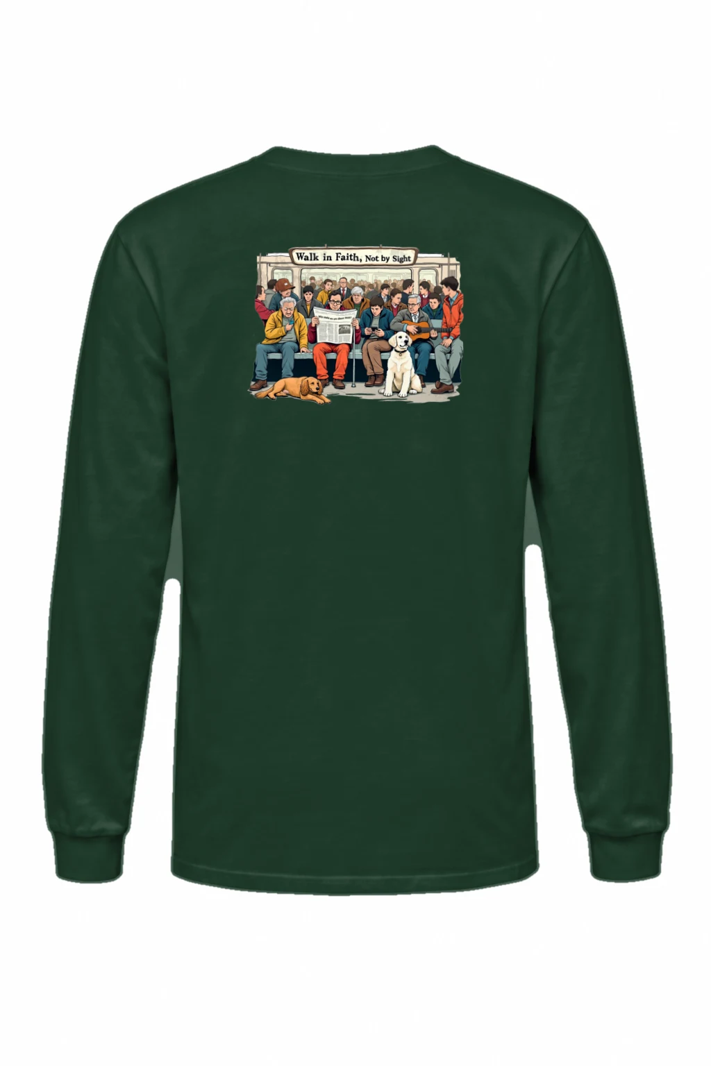 "Walk in Faith" Unisex Longsleeve T-shirt | Gildan 2400