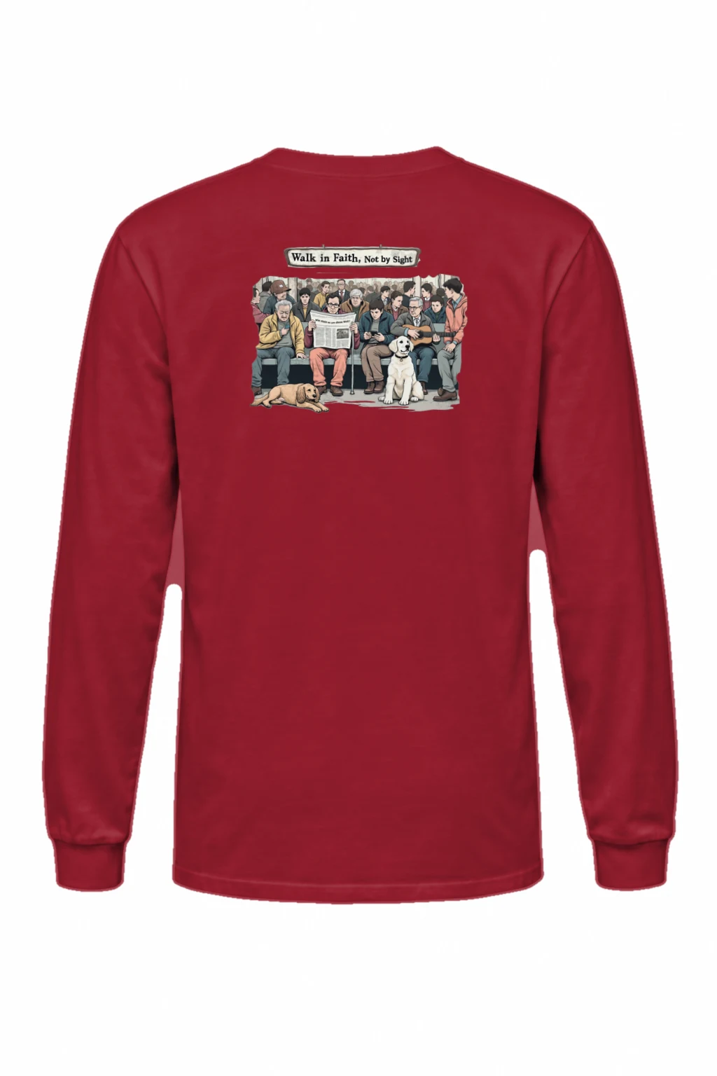 "Walk in Faith" Unisex Longsleeve T-shirt | Gildan 2400
