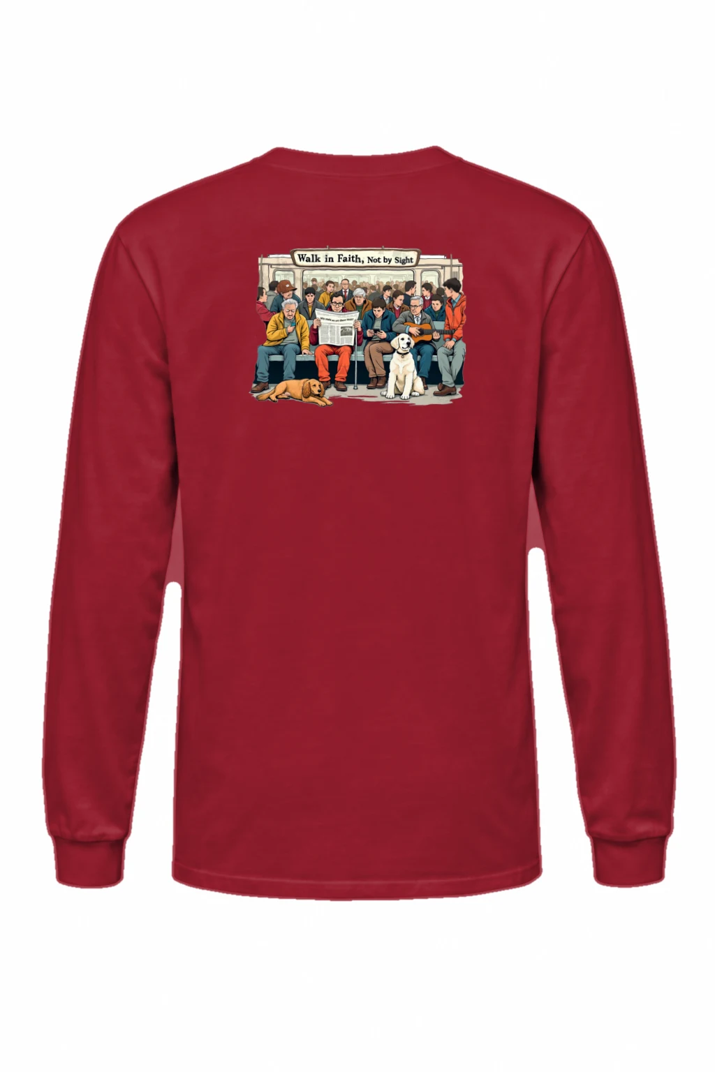 "Walk in Faith" Unisex Longsleeve T-shirt | Gildan 2400