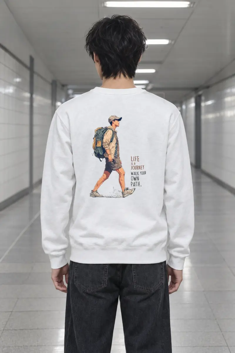 "Walk Your Own Path" Heavy Blend Unisex Crewneck Sweatshirt