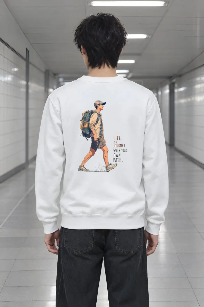 "Walk Your Own Path" Heavy Blend Unisex Crewneck Sweatshirt