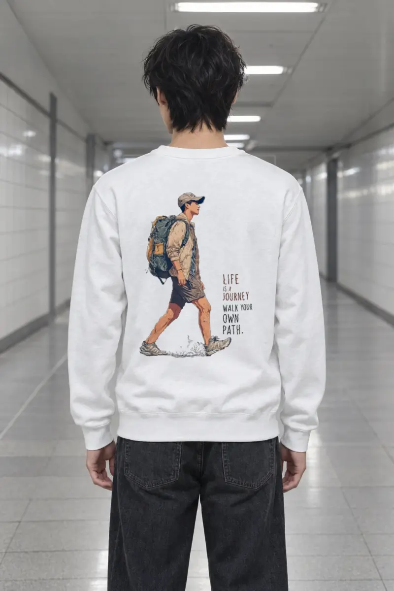 "Walk Your Own Path" Heavy Blend Unisex Crewneck Sweatshirt