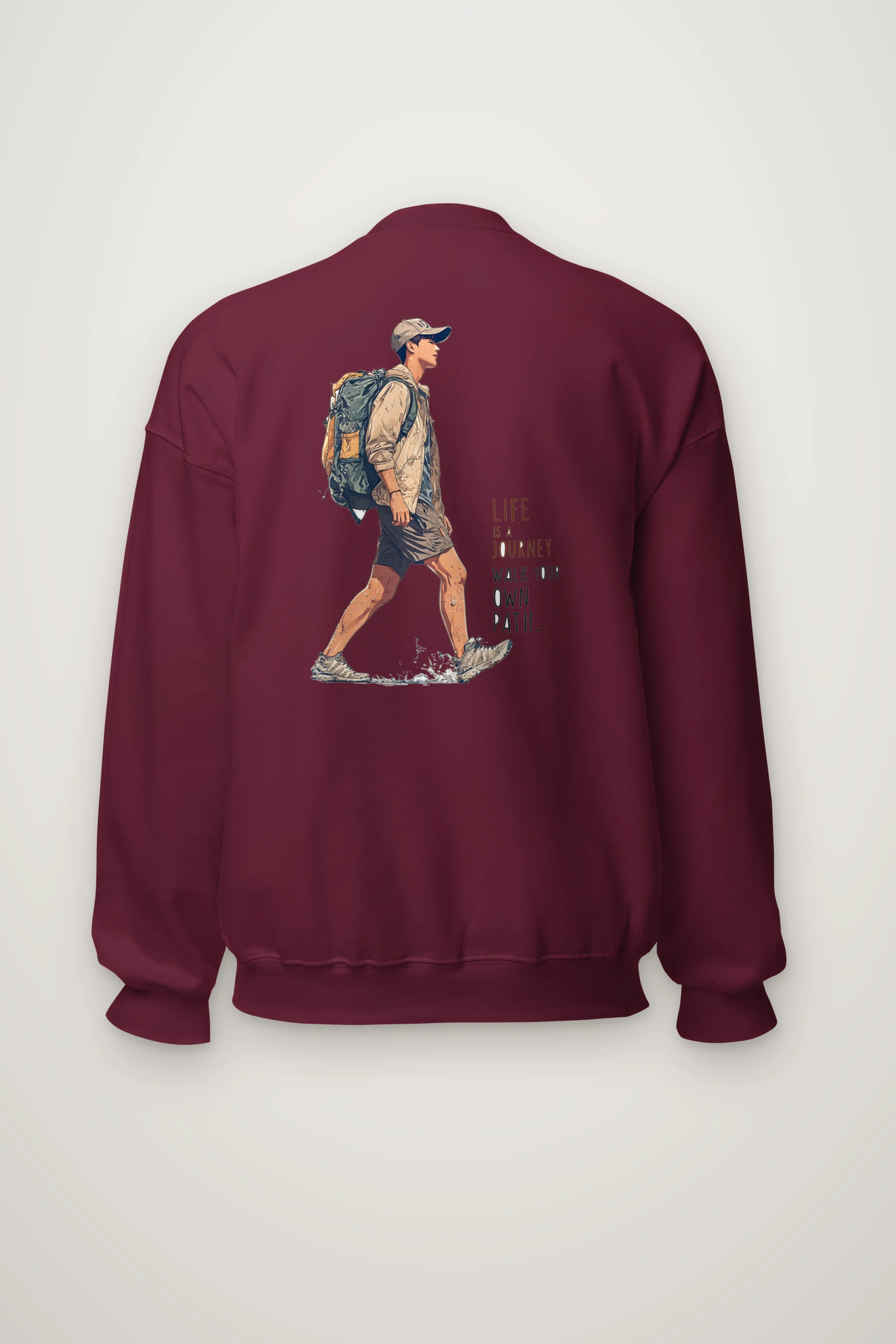 "Walk Your Own Path" Heavy Blend Unisex Crewneck Sweatshirt