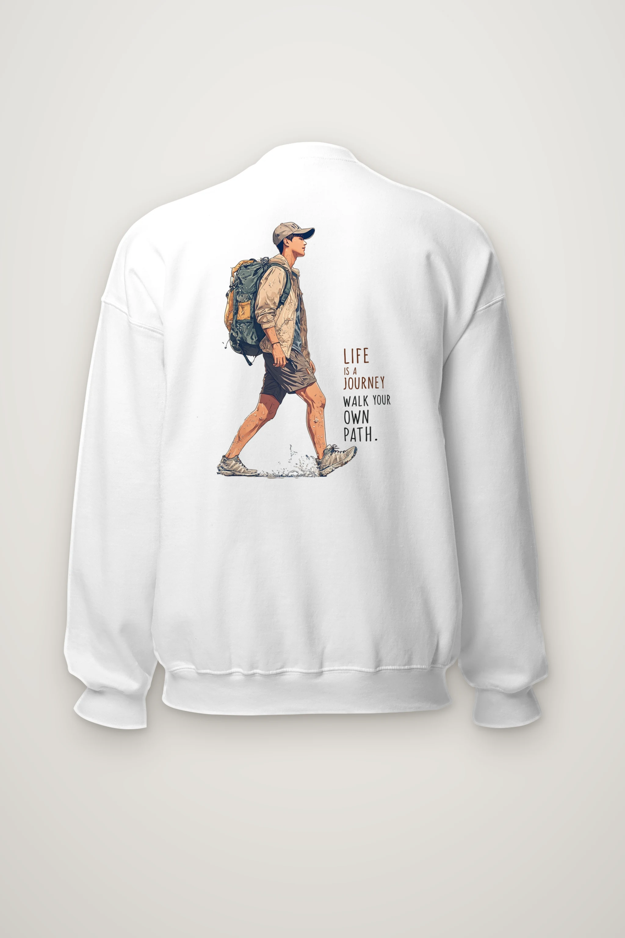 "Walk Your Own Path" Heavy Blend Unisex Crewneck Sweatshirt