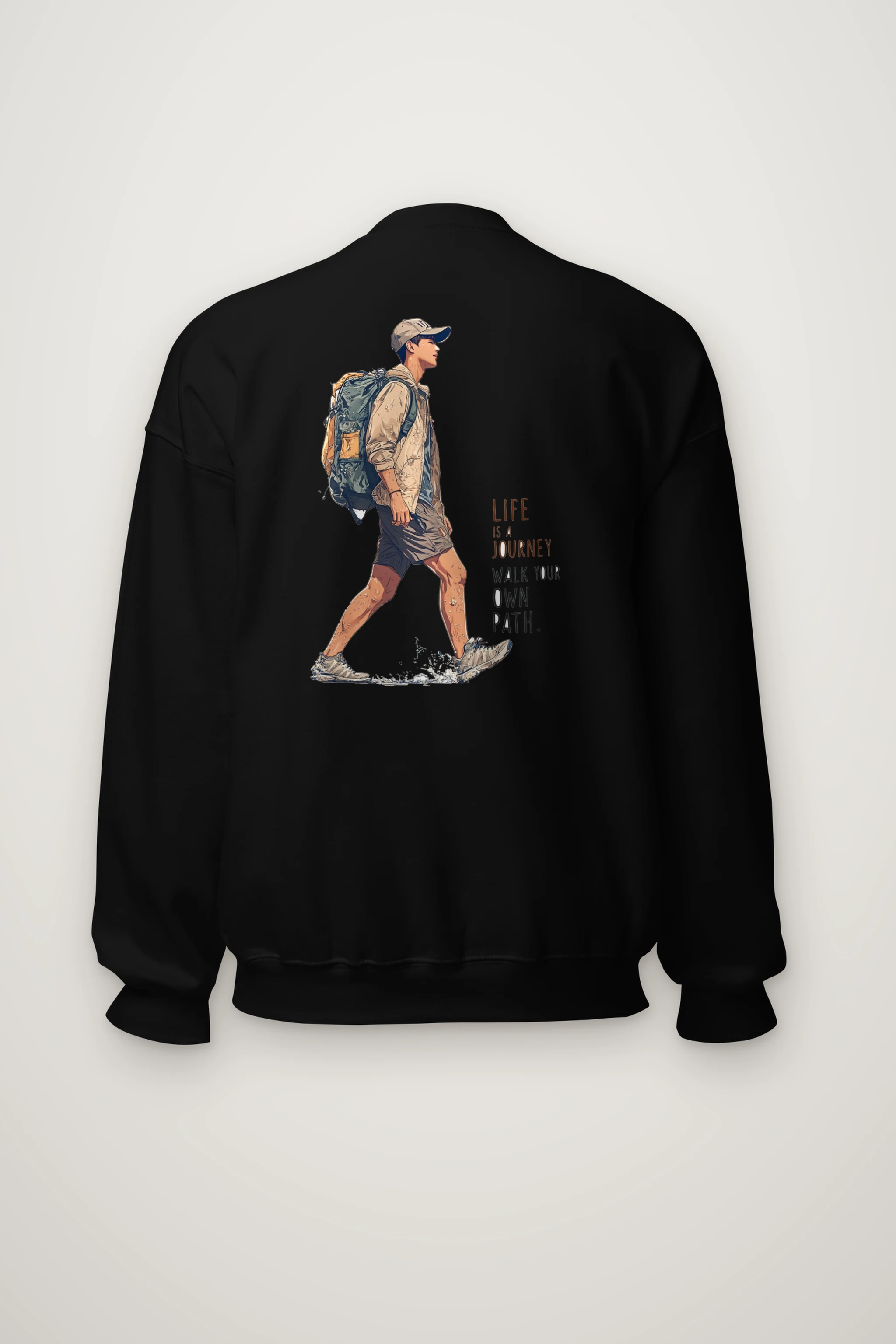 "Walk Your Own Path" Heavy Blend Unisex Crewneck Sweatshirt