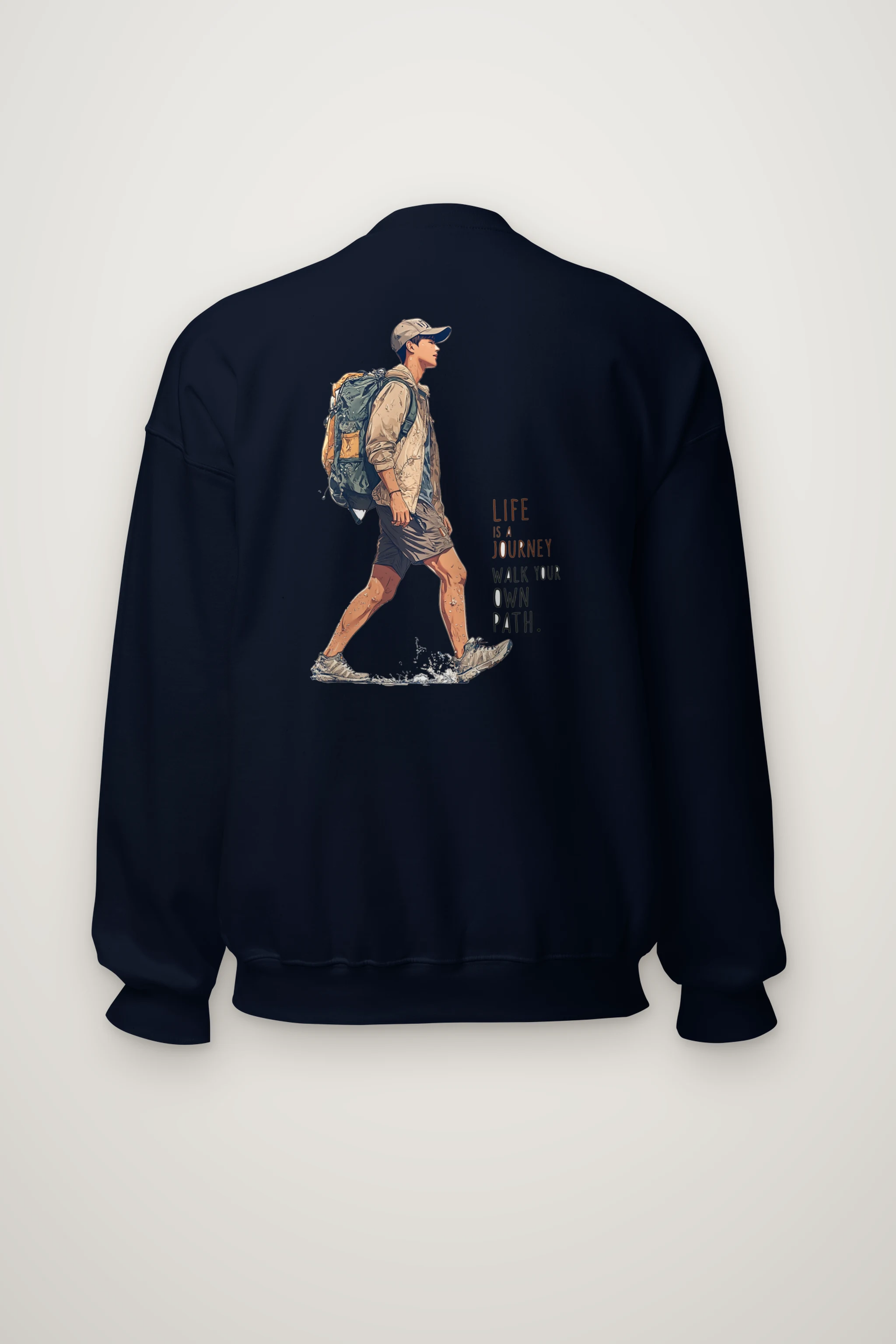 "Walk Your Own Path" Heavy Blend Unisex Crewneck Sweatshirt