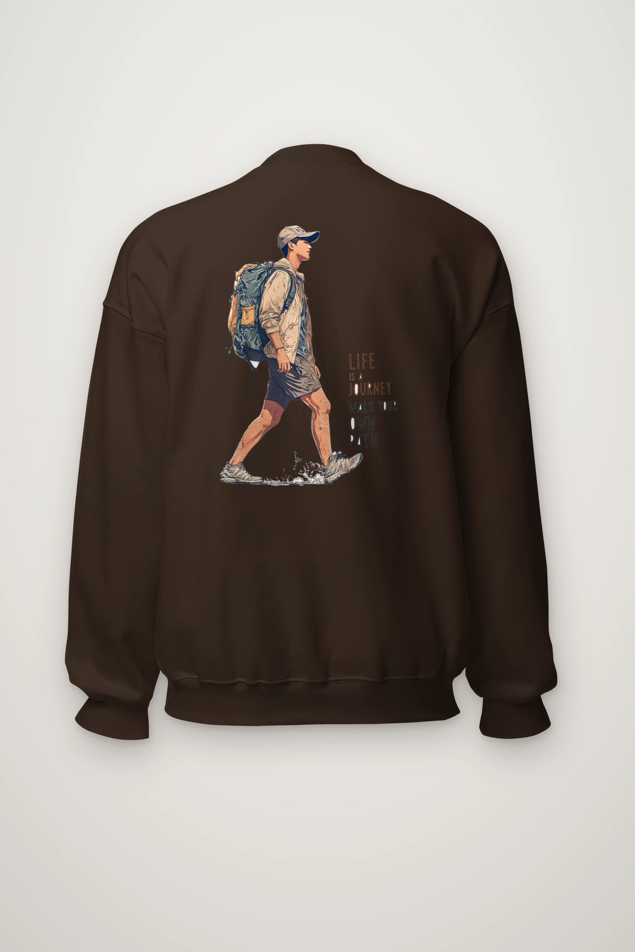 "Walk Your Own Path" Heavy Blend Unisex Crewneck Sweatshirt