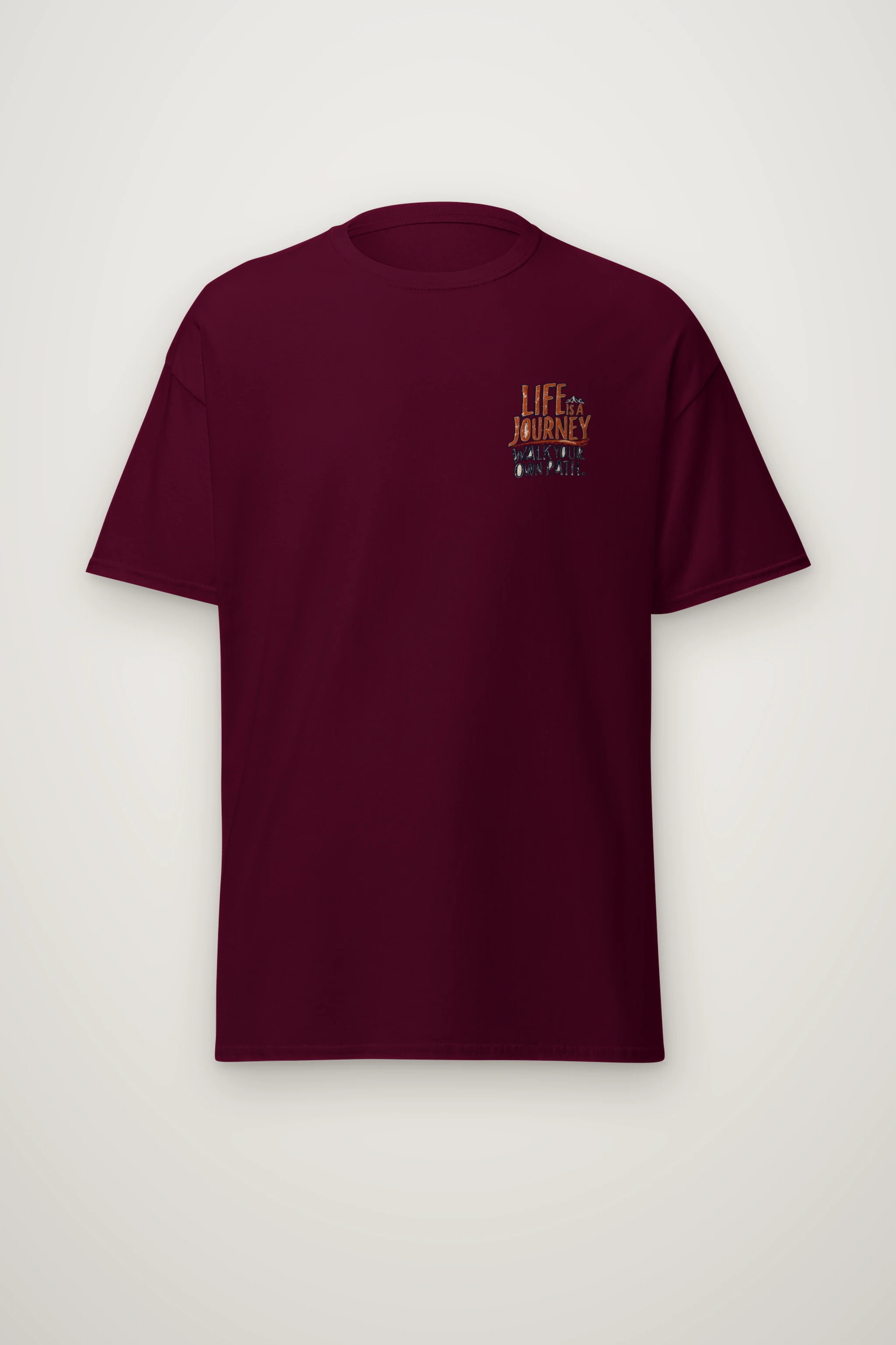 "Walk Your Own Path" Heavyweight Unisex Crewneck T-shirt